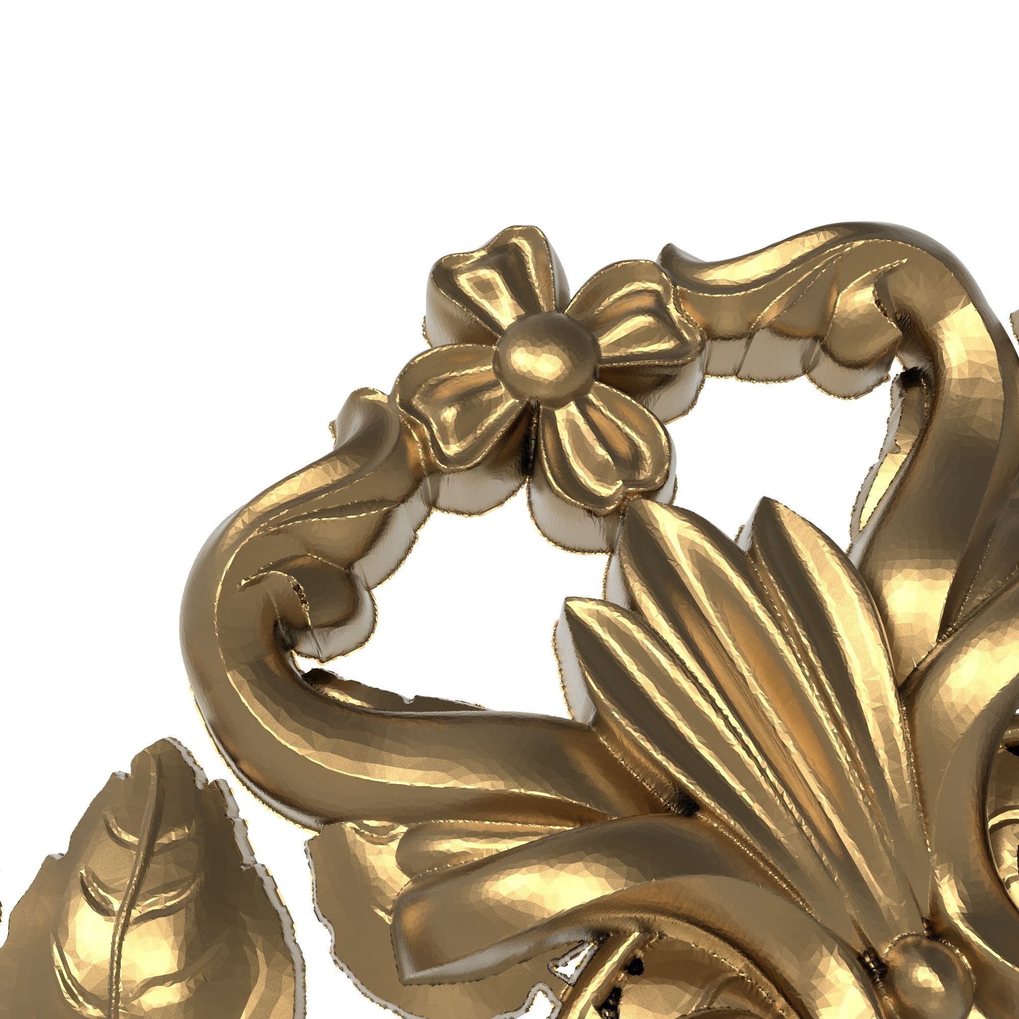 decorative pattern ready for 3D printing 3D model_4