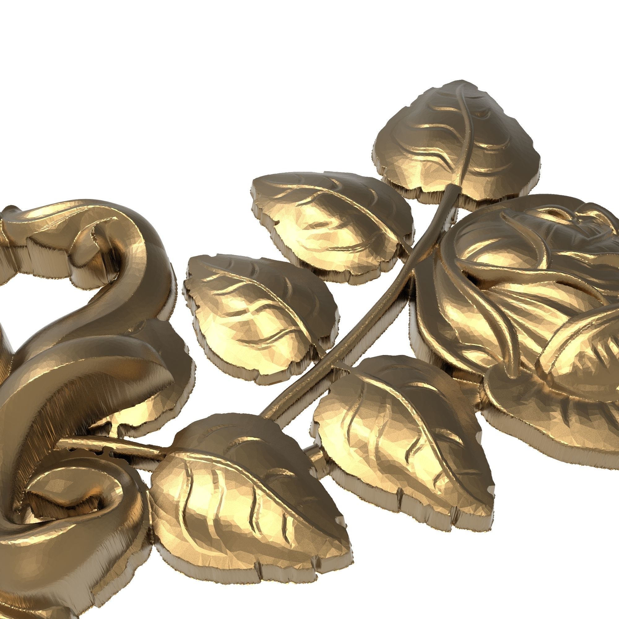 decorative pattern ready for 3D printing 3D model_5