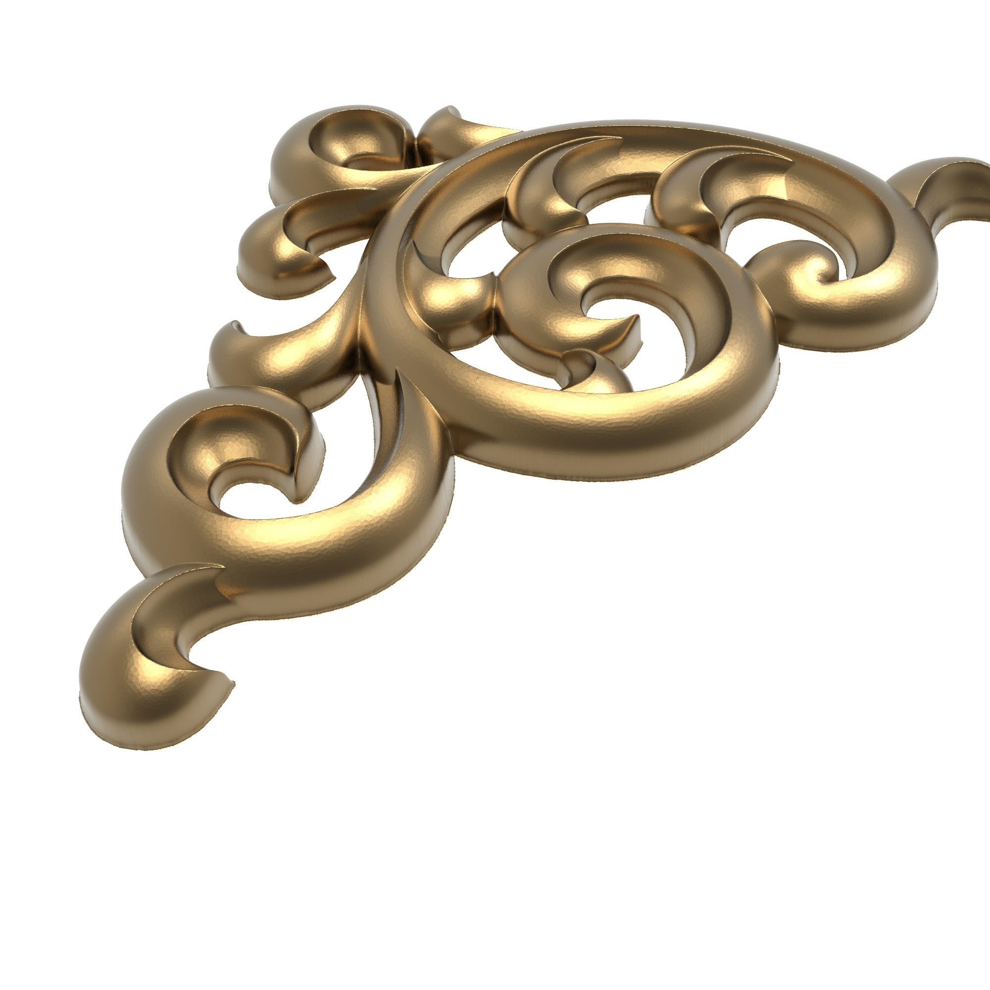 decorative pattern ready for 3D printing 3D model_2