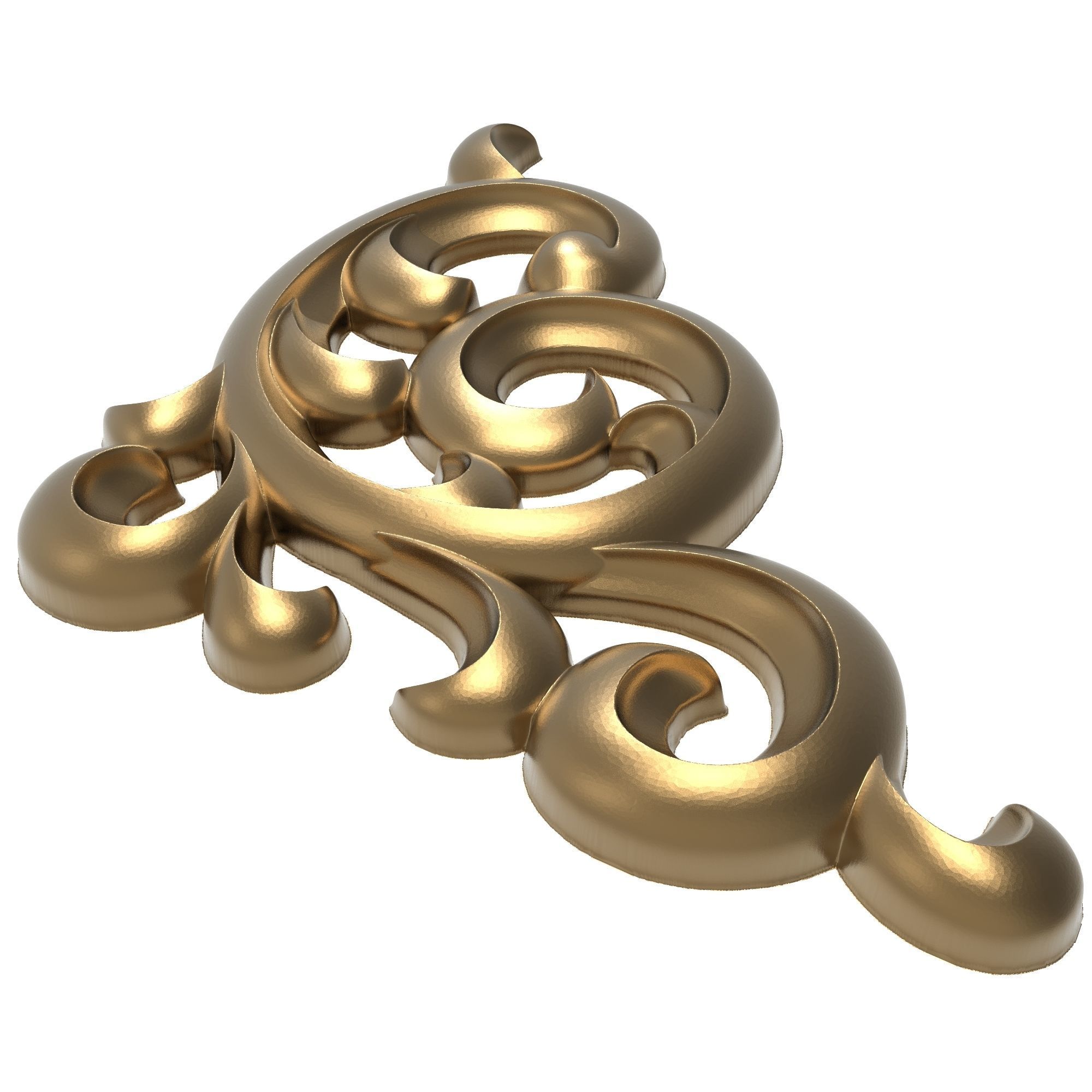 decorative pattern ready for 3D printing 3D model_1