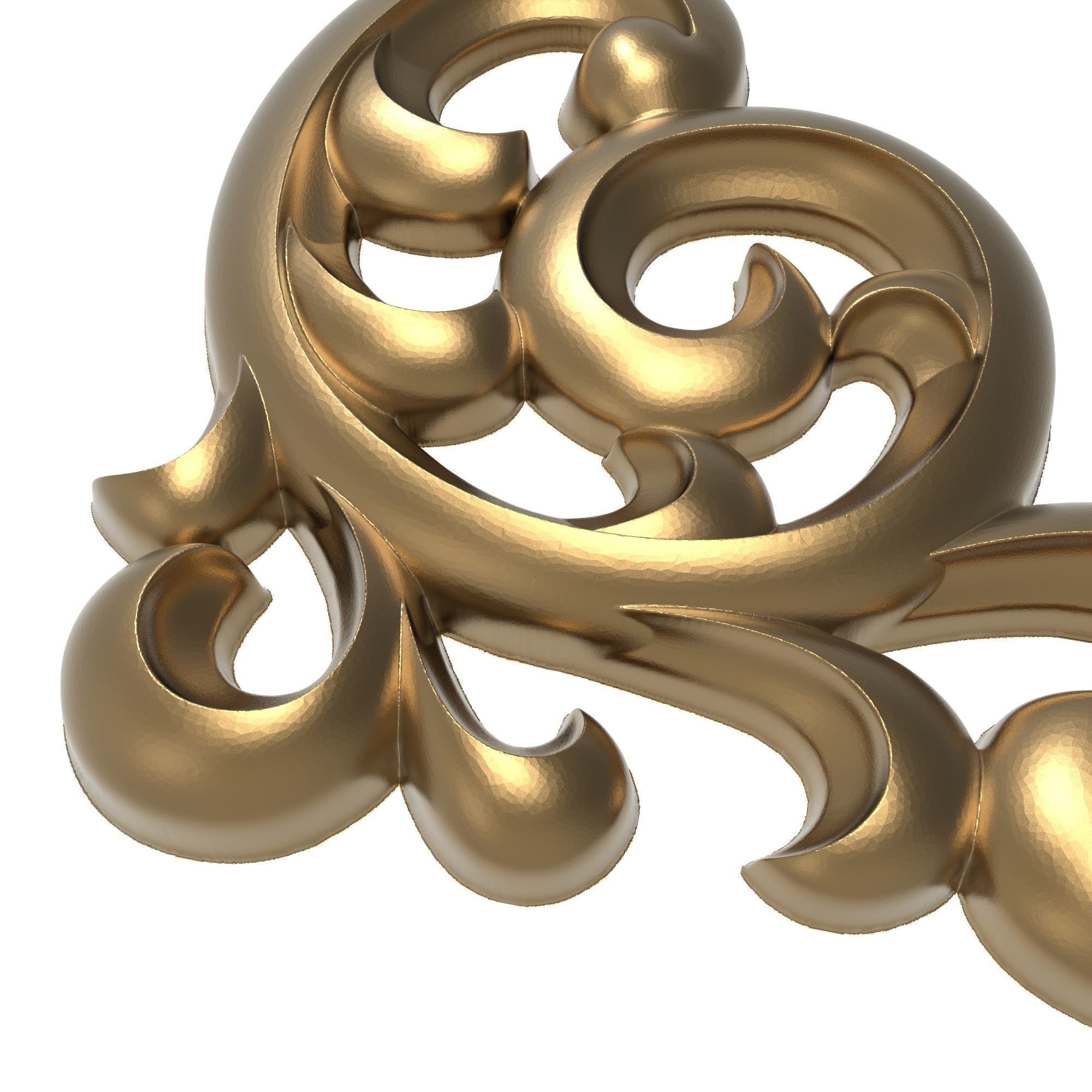 decorative pattern ready for 3D printing 3D model_4