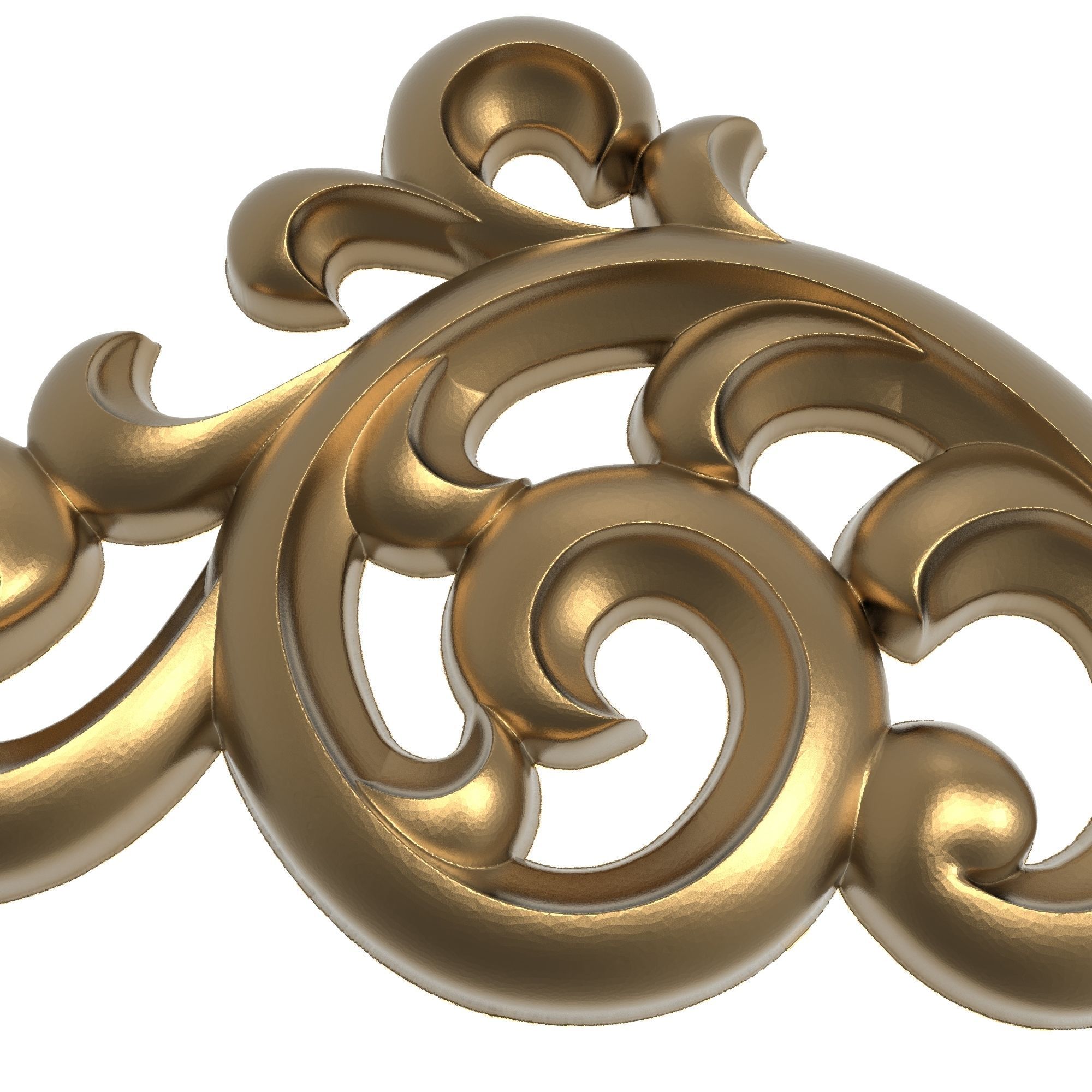 decorative pattern ready for 3D printing 3D model_7