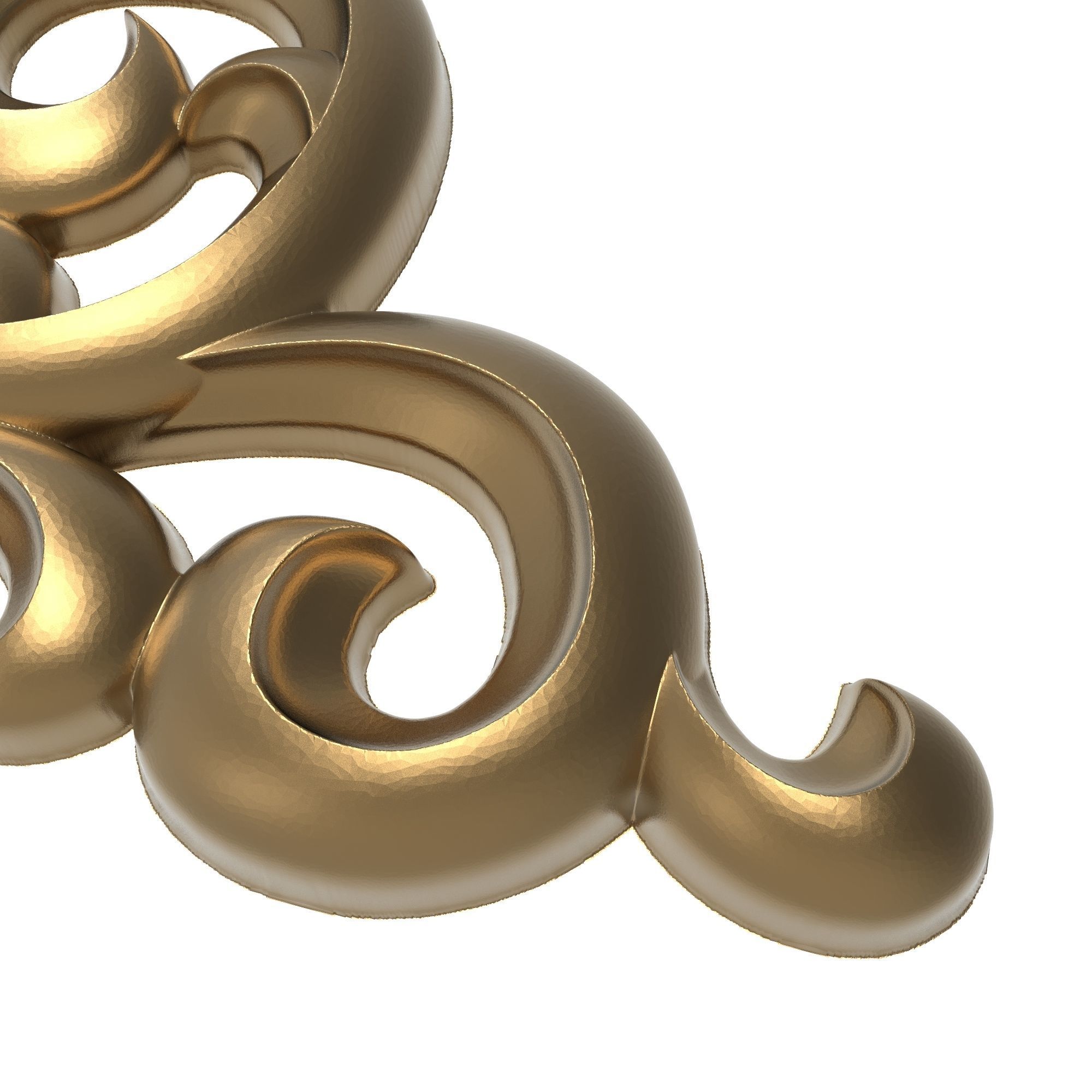 decorative pattern ready for 3D printing 3D model_5