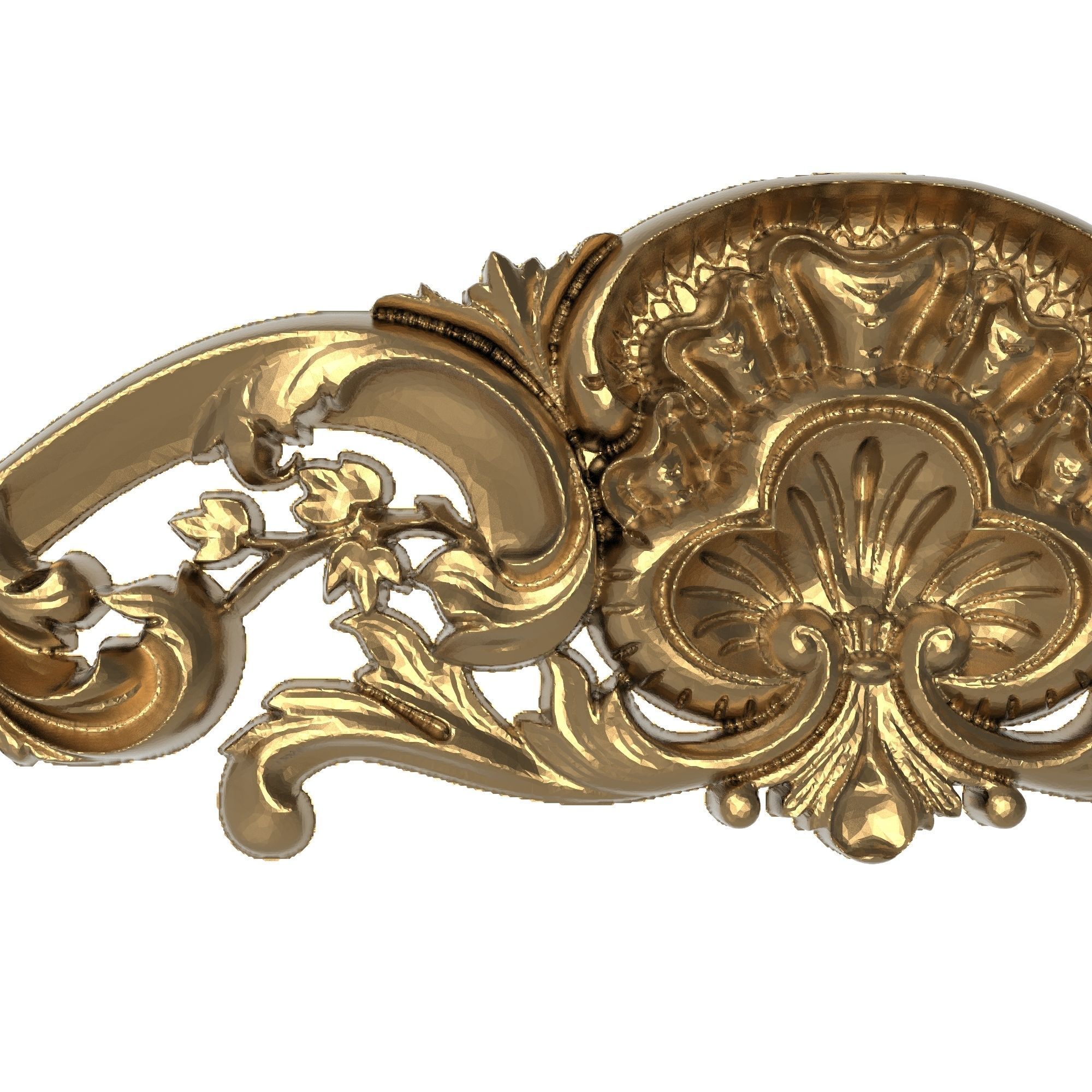 decorative pattern ready for 3D printing 3D model_1