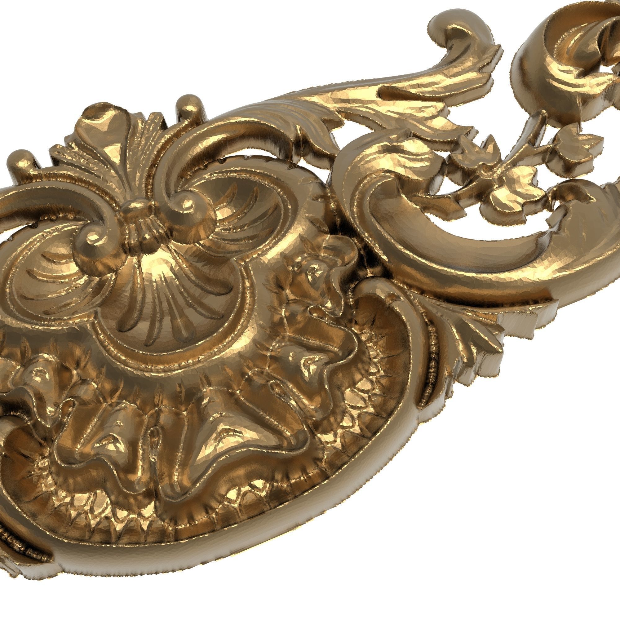 decorative pattern ready for 3D printing 3D model_6