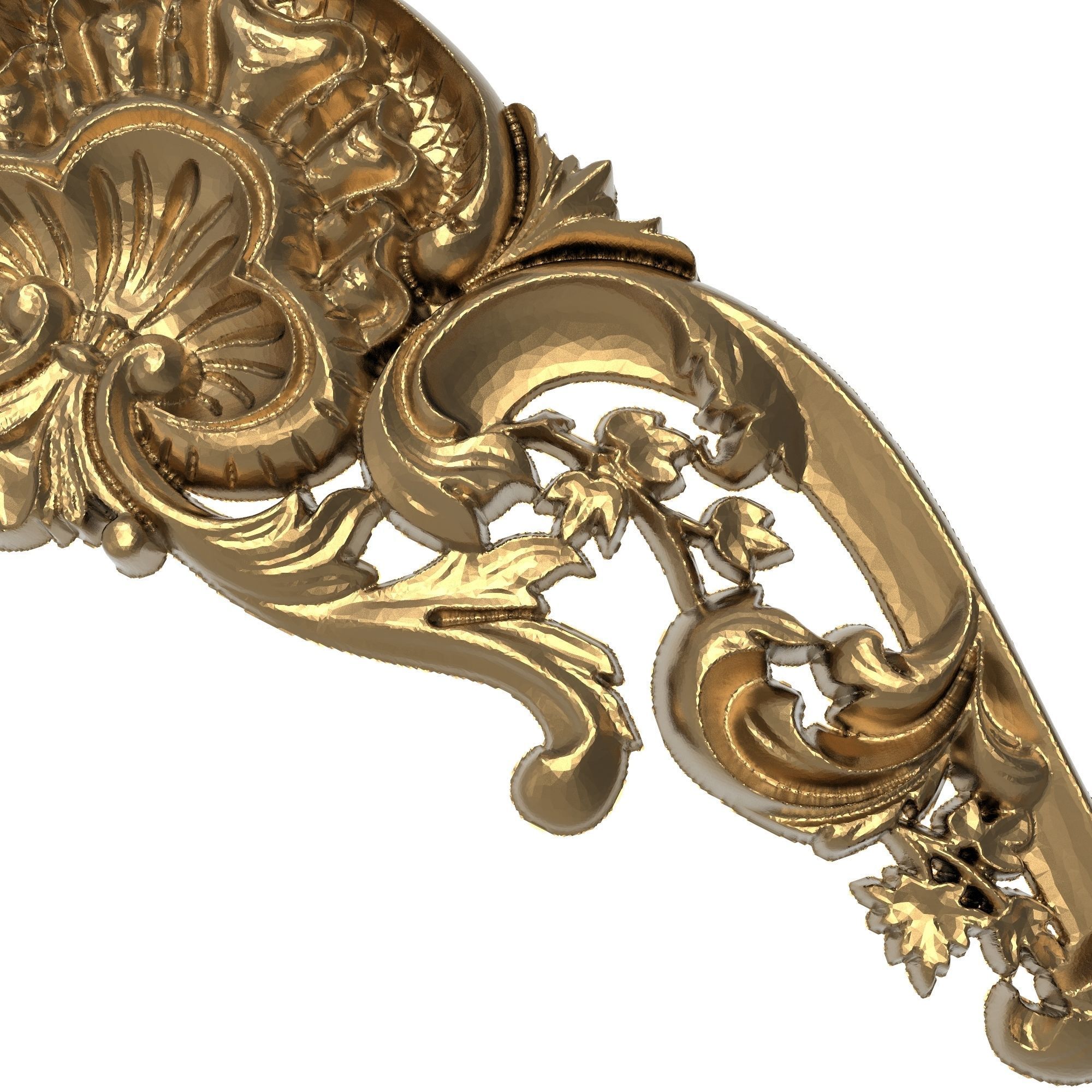 decorative pattern ready for 3D printing 3D model_5