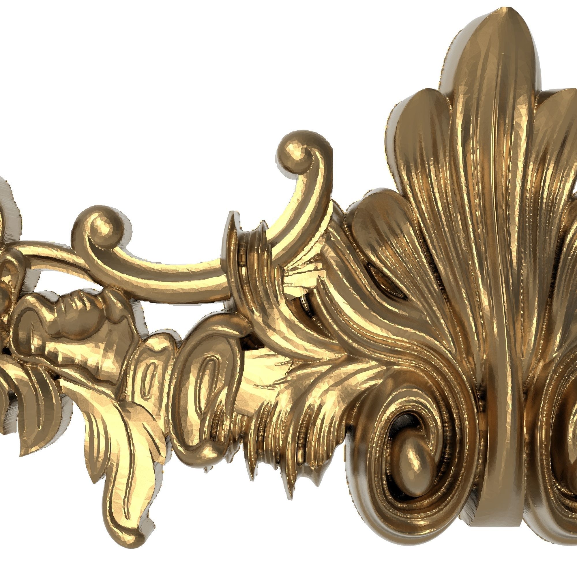 decorative pattern ready for 3D printing 3D model_1