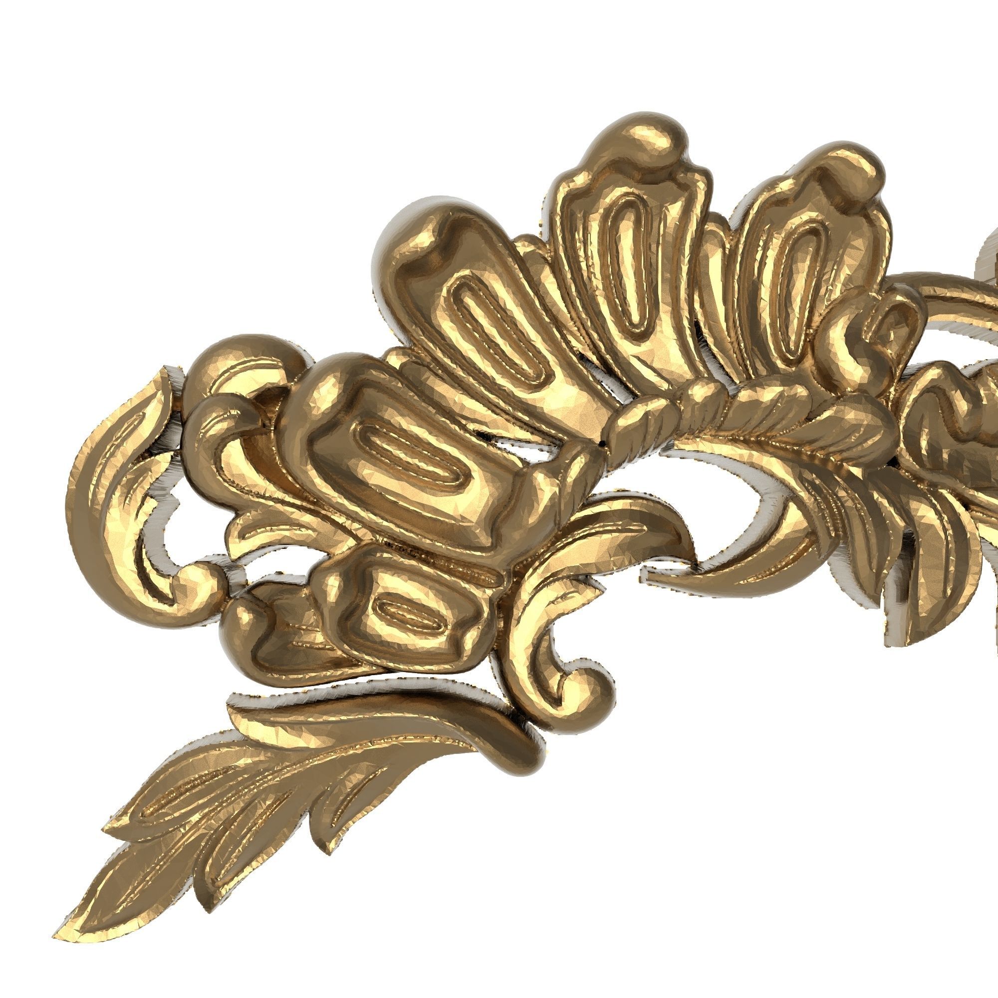 decorative pattern ready for 3D printing 3D model_2