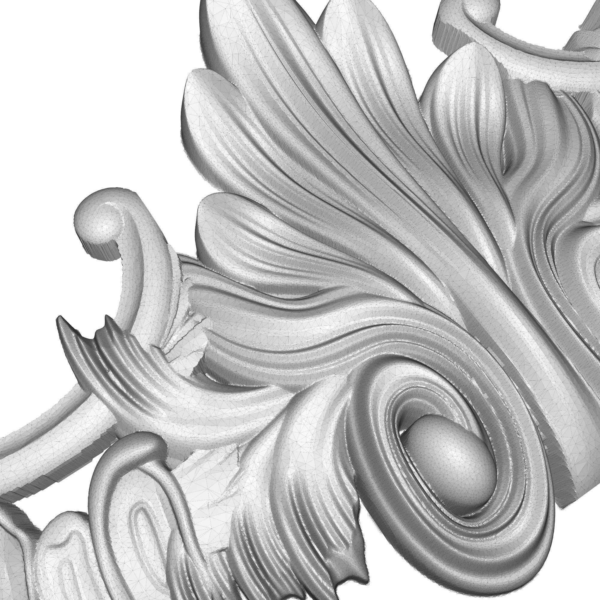 decorative pattern ready for 3D printing 3D model_7