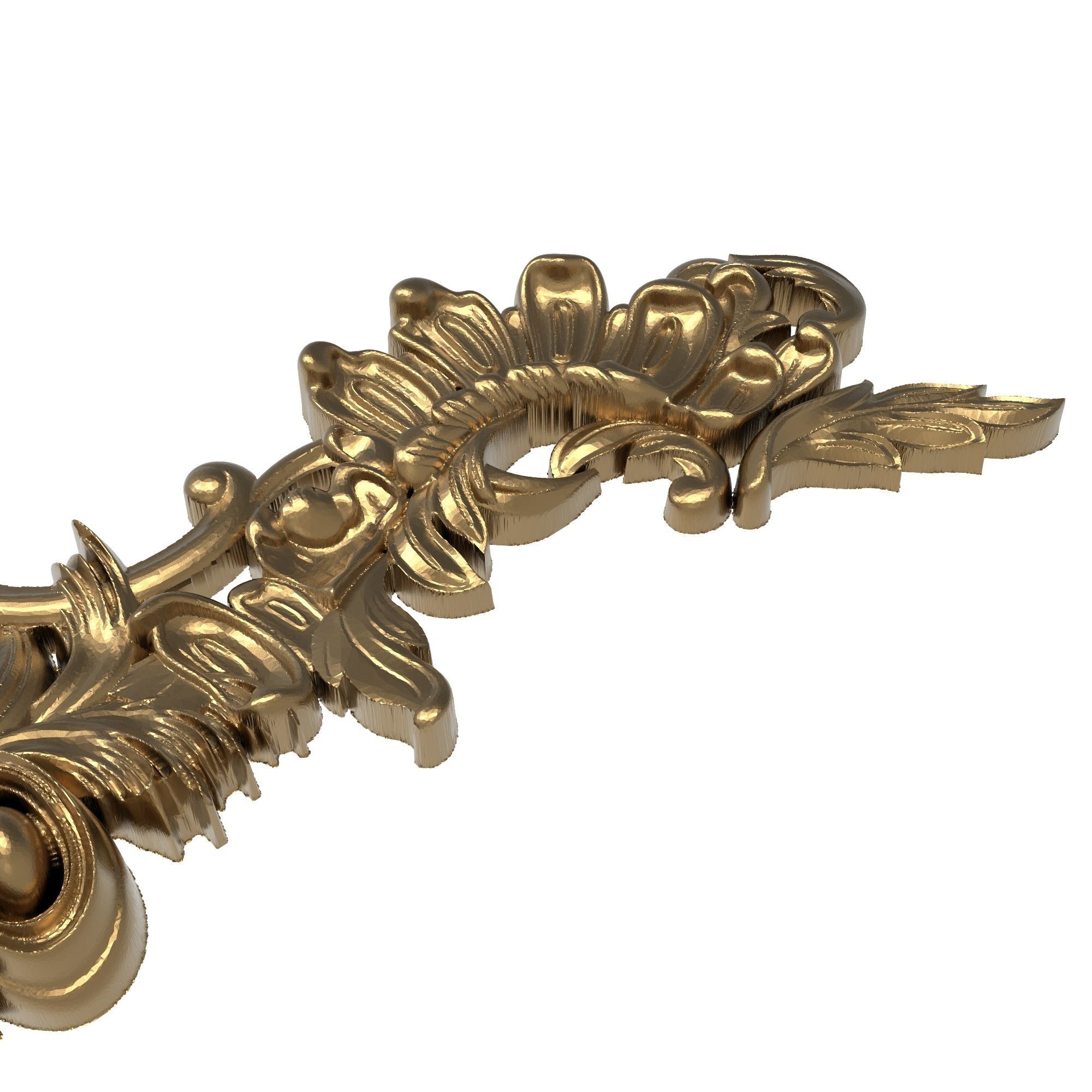 decorative pattern ready for 3D printing 3D model_5