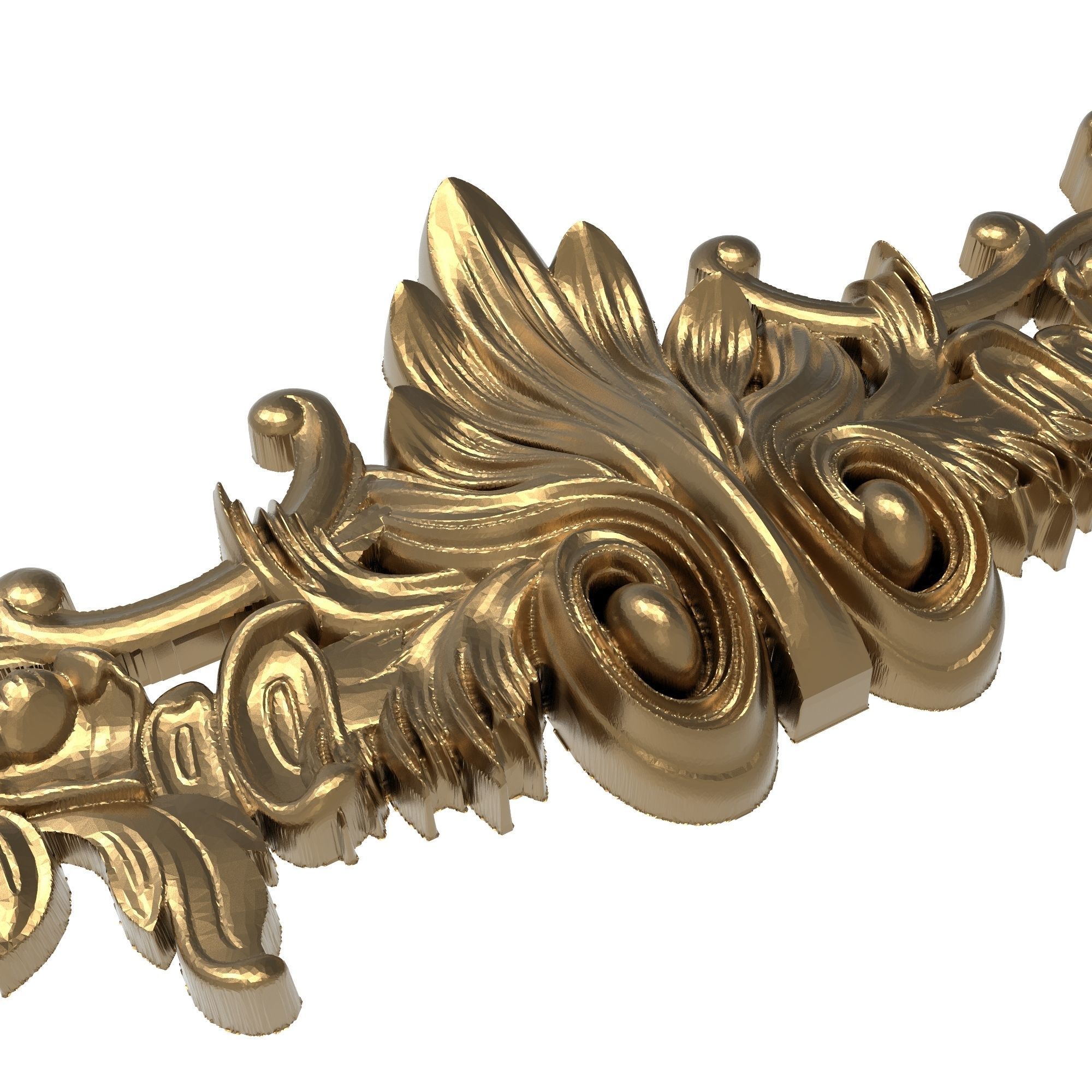 decorative pattern ready for 3D printing 3D model_4