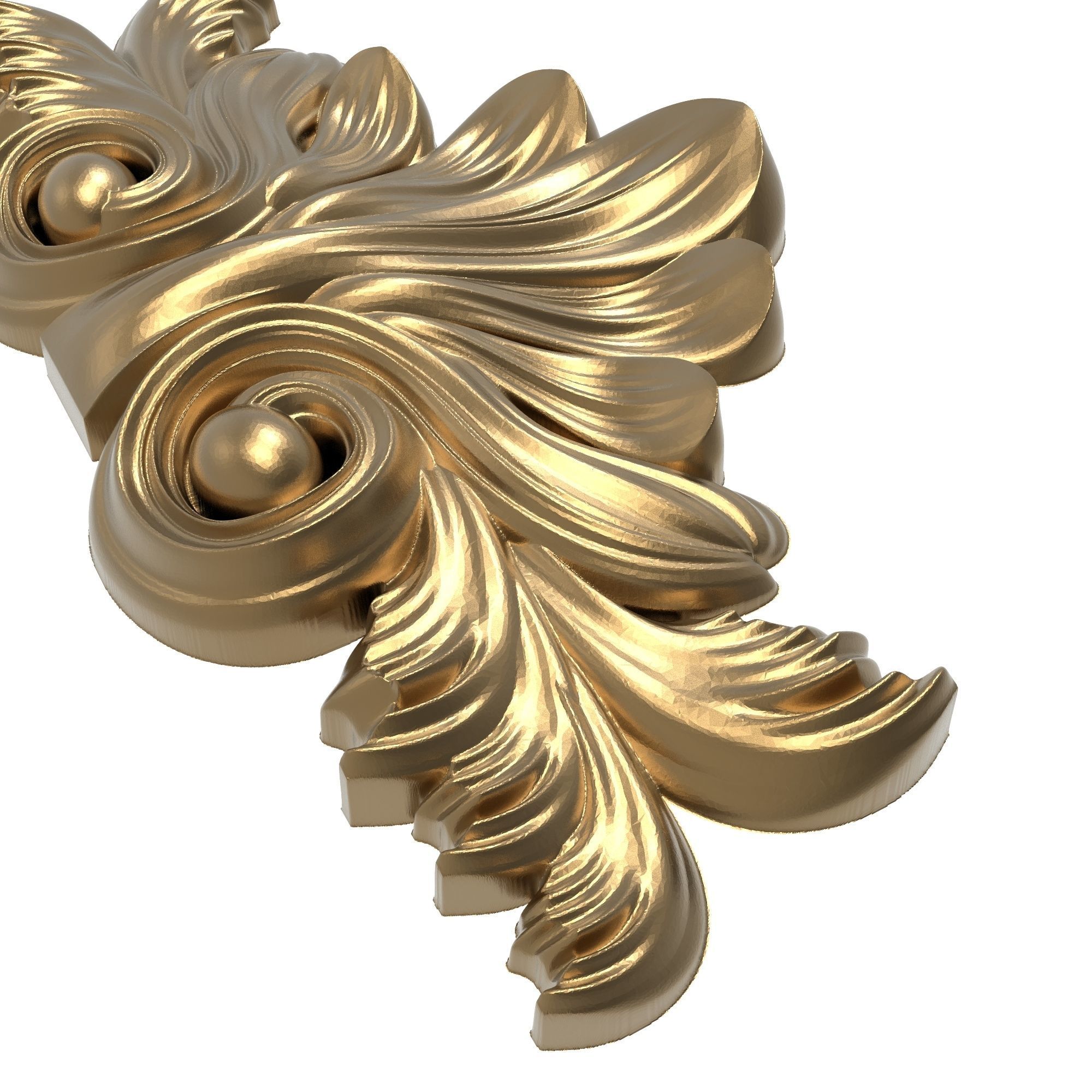 decorative pattern ready for 3D printing 3D model_4