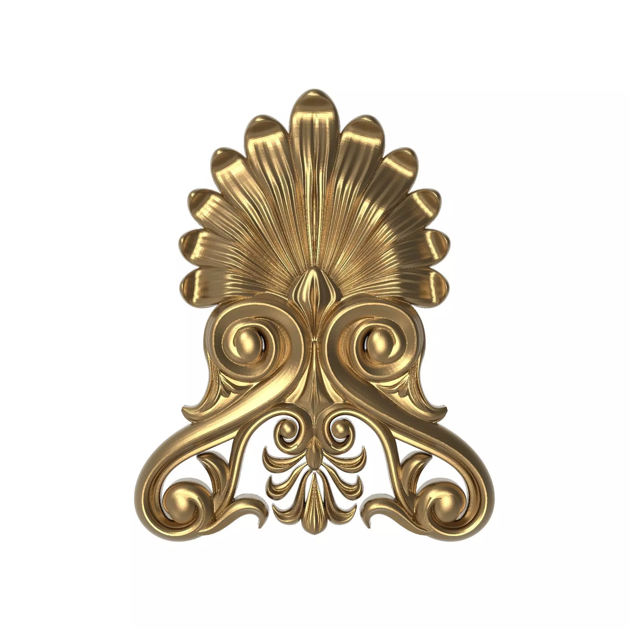 decorative pattern ready for 3D printing 3D model_0