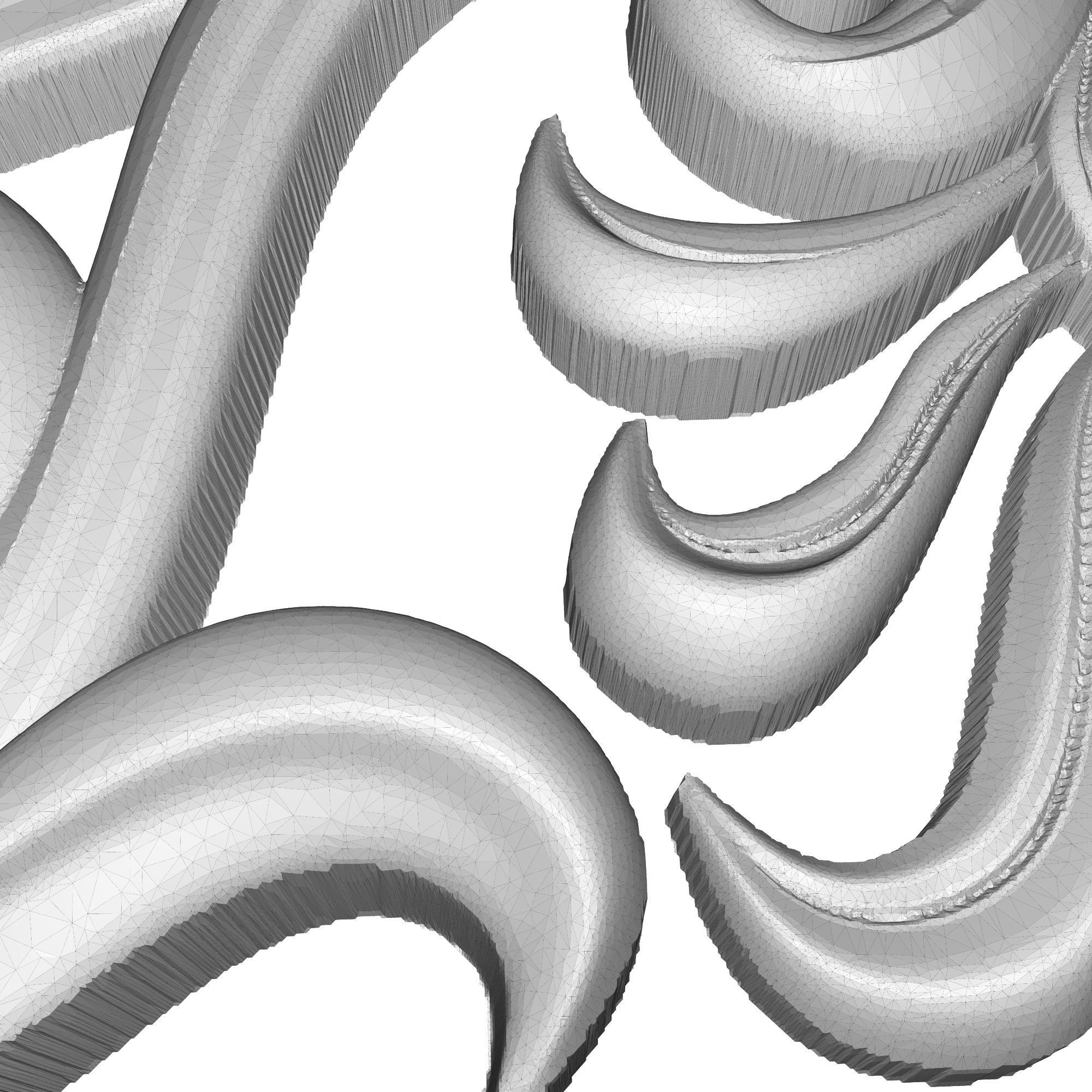 decorative pattern ready for 3D printing 3D model_7