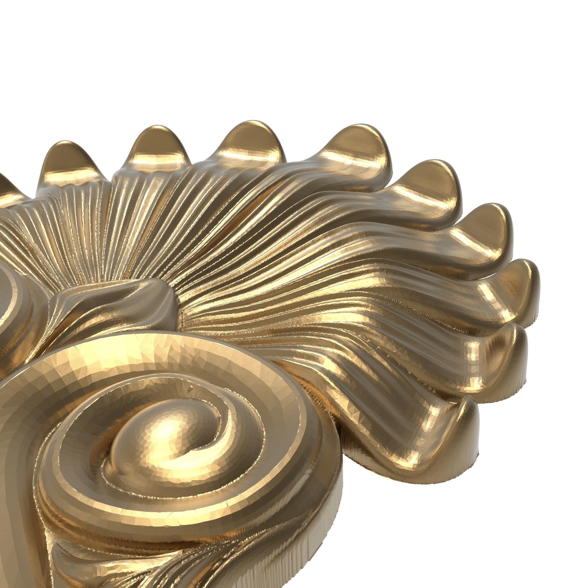 decorative pattern ready for 3D printing 3D model_4
