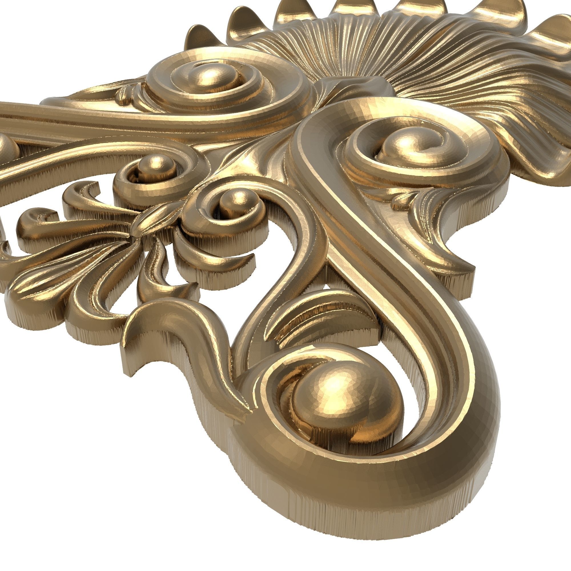 decorative pattern ready for 3D printing 3D model_3