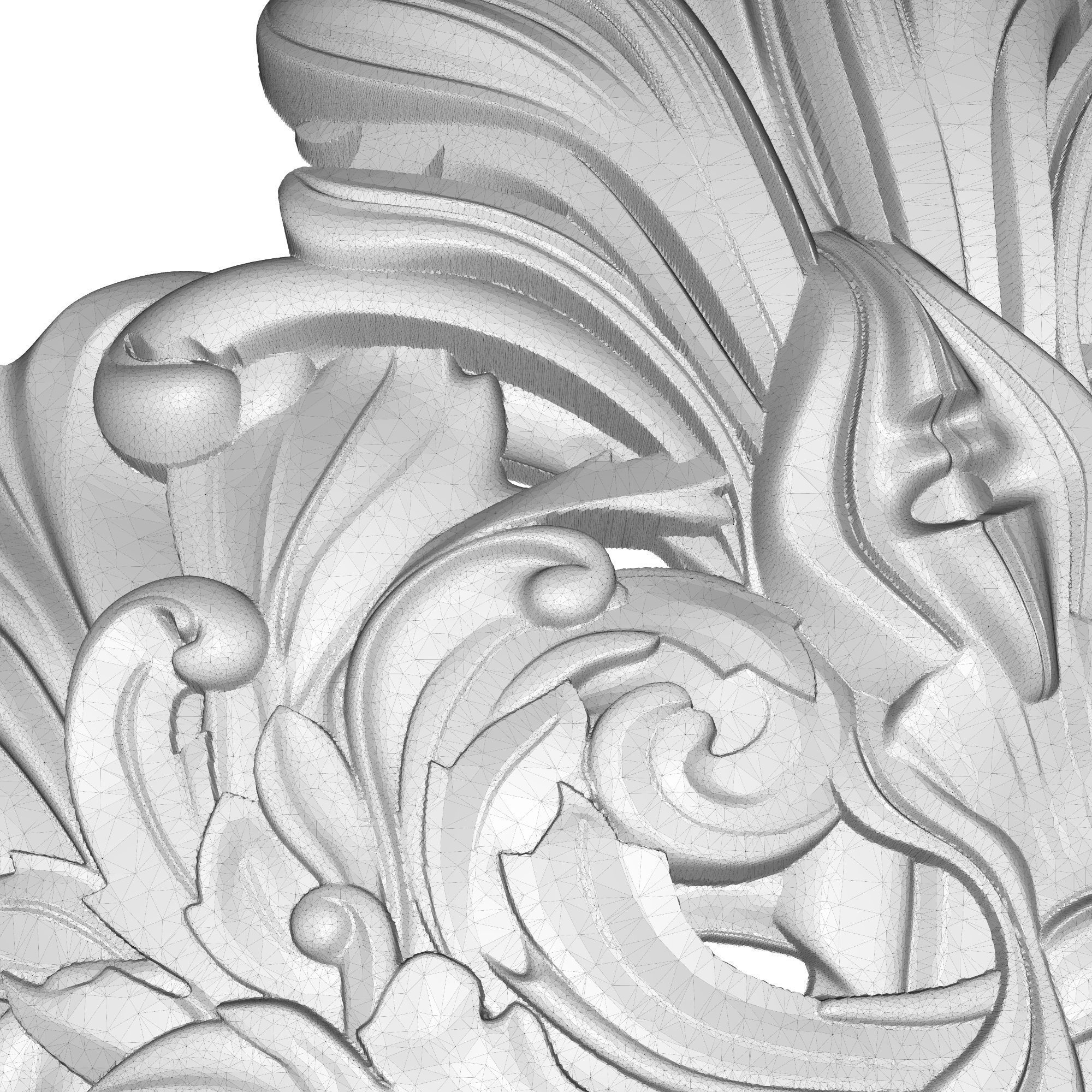 decorative pattern ready for 3D printing 3D model_7