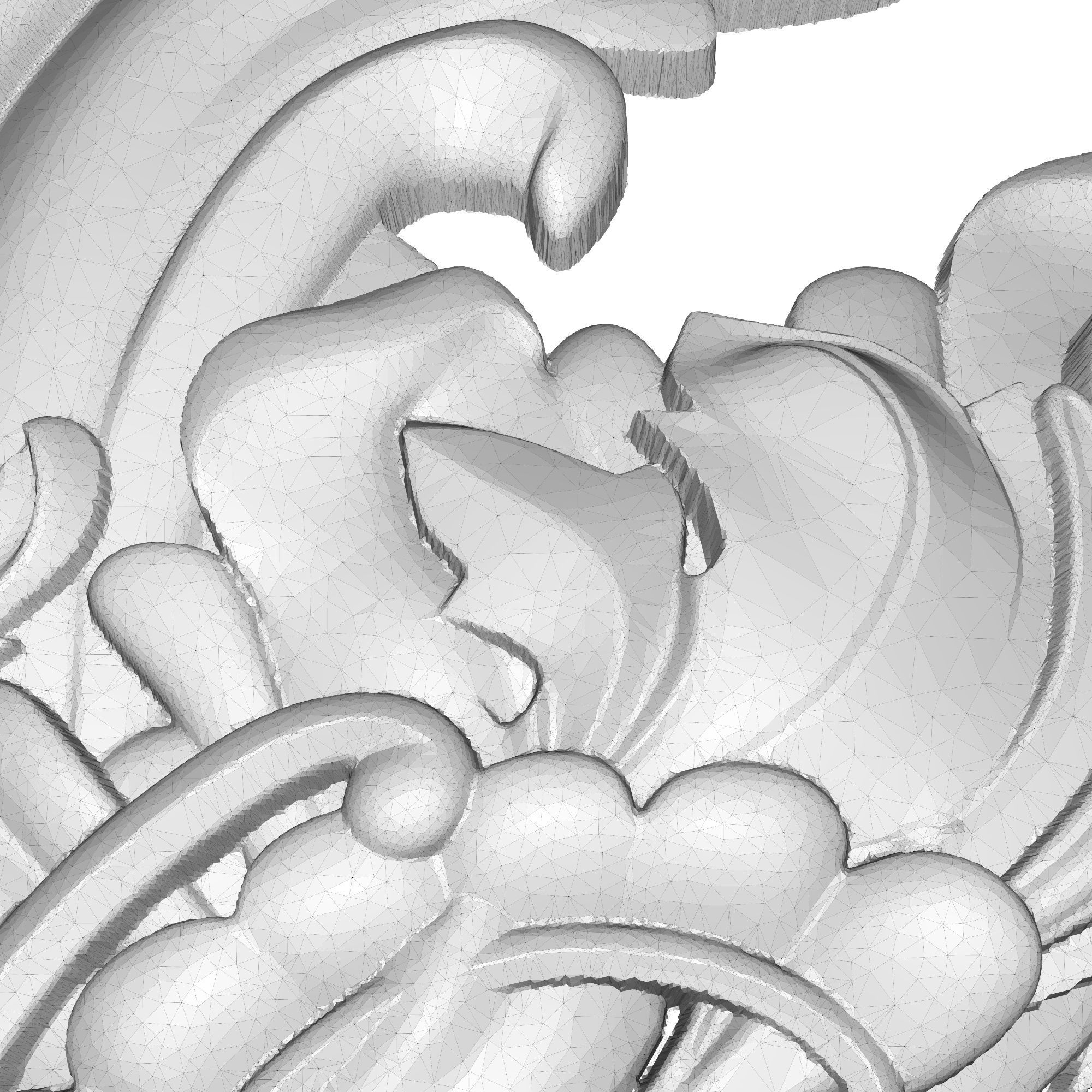 decorative pattern ready for 3D printing 3D model_8