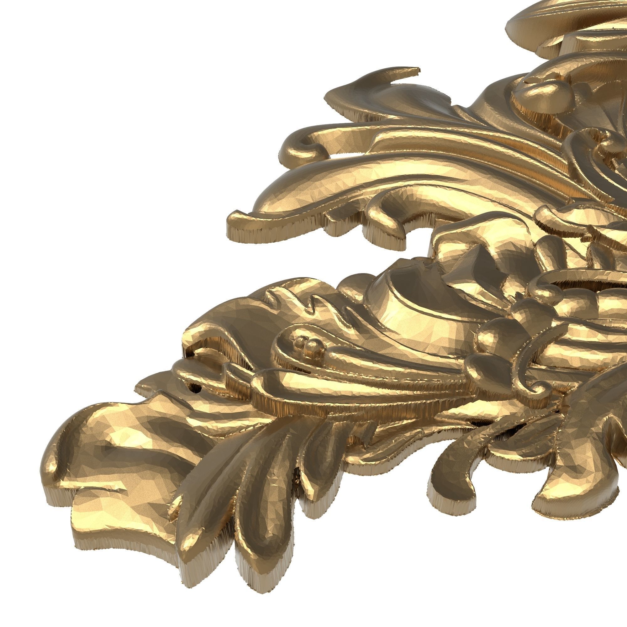 decorative pattern ready for 3D printing 3D model_3