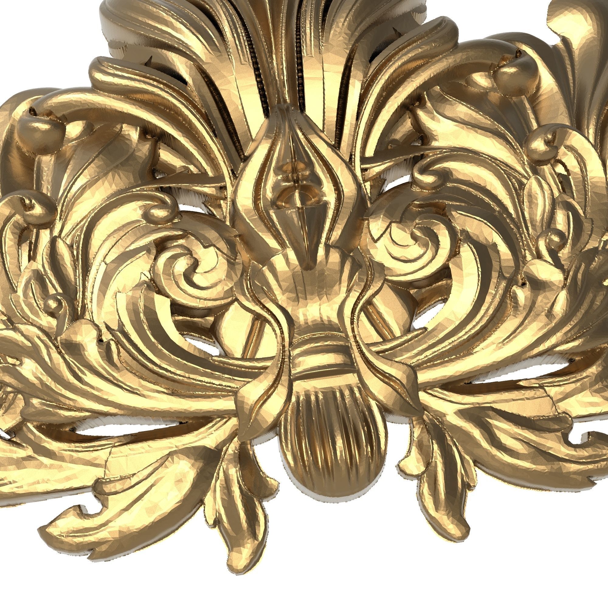 decorative pattern ready for 3D printing 3D model_4