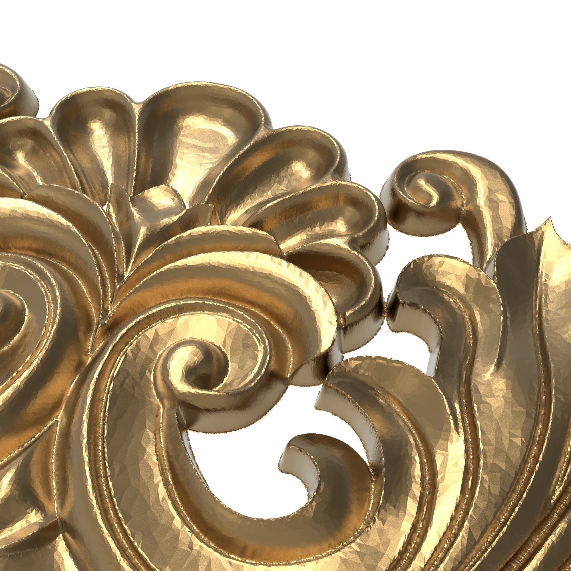 decorative pattern ready for 3D printing 3D model_3