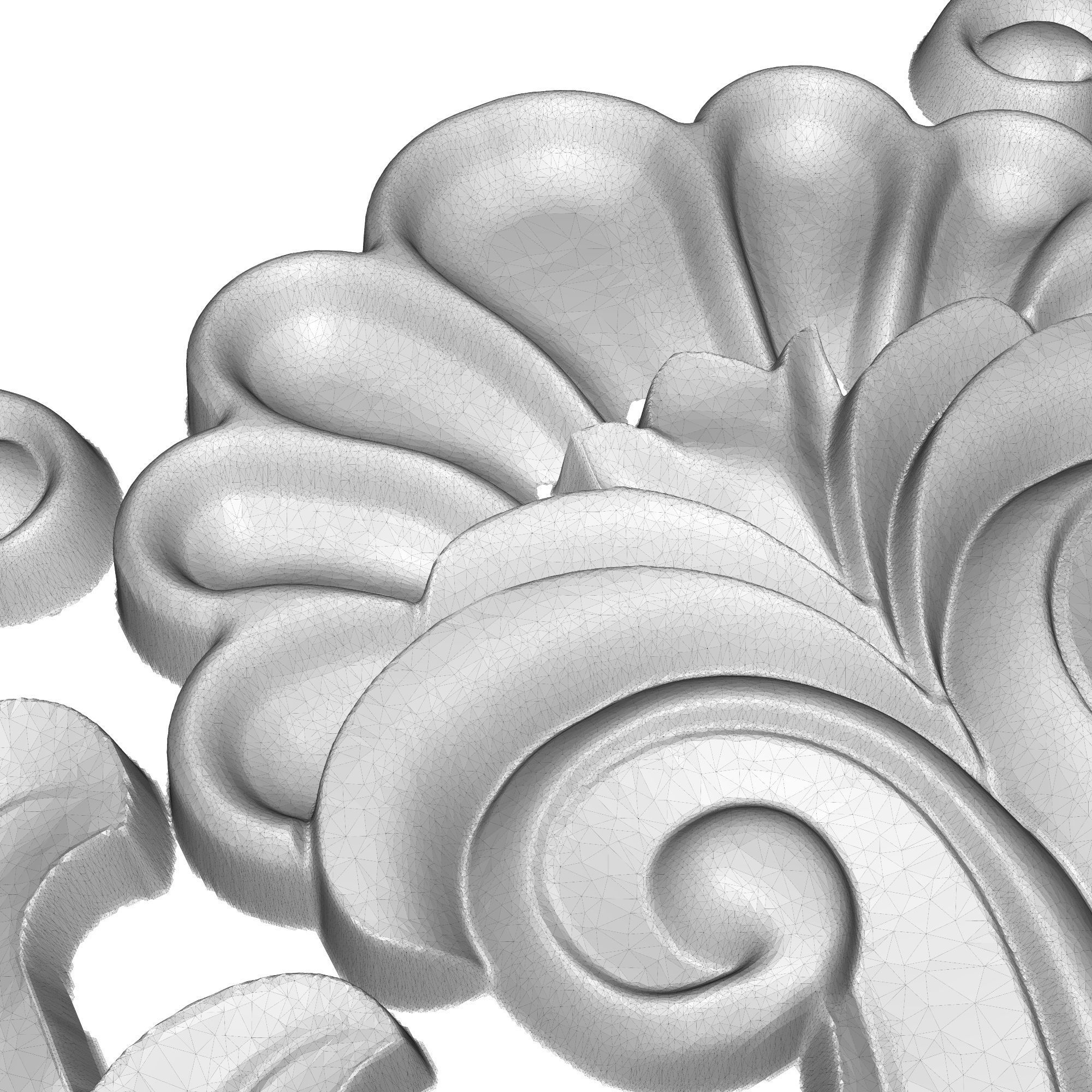 decorative pattern ready for 3D printing 3D model_5