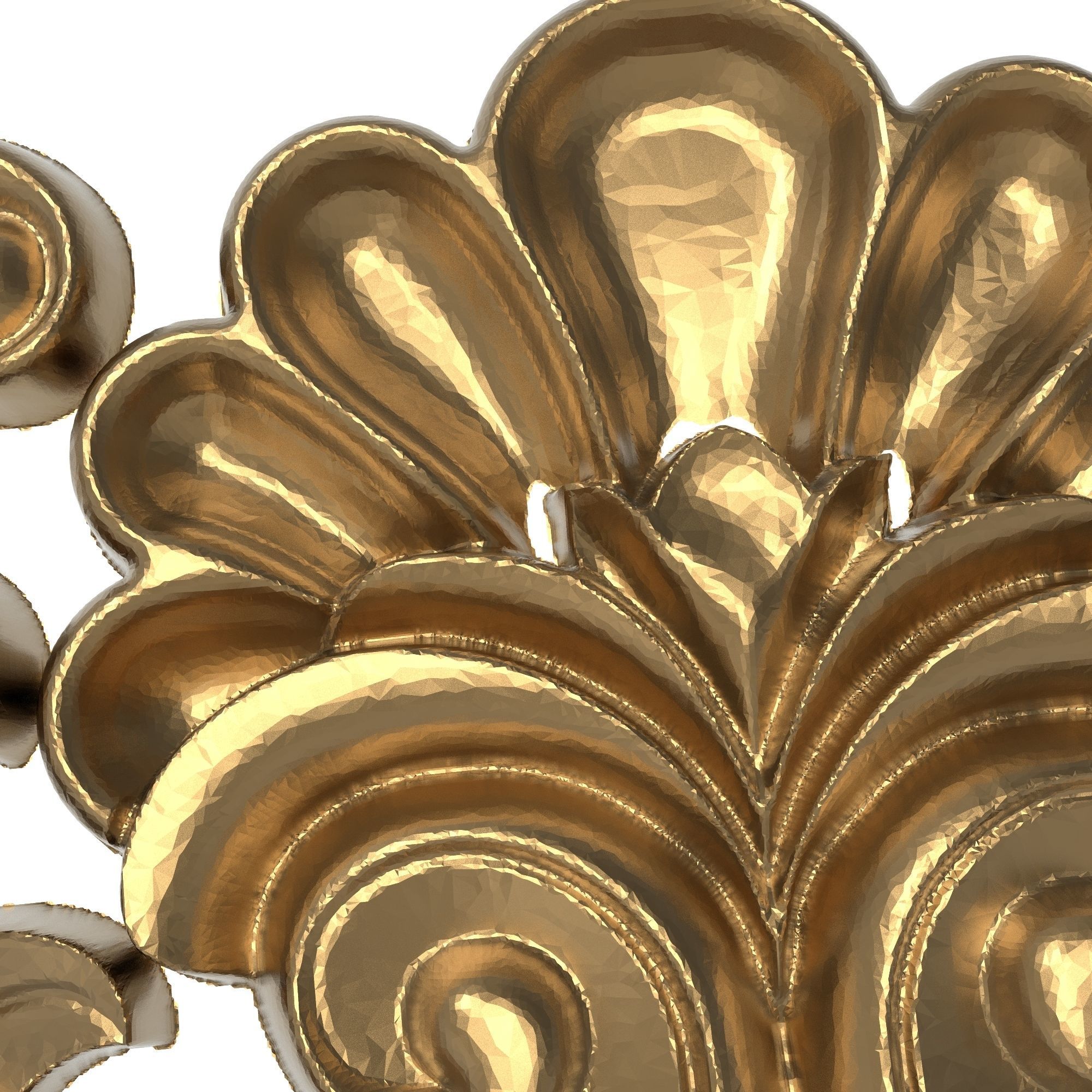 decorative pattern ready for 3D printing 3D model_4