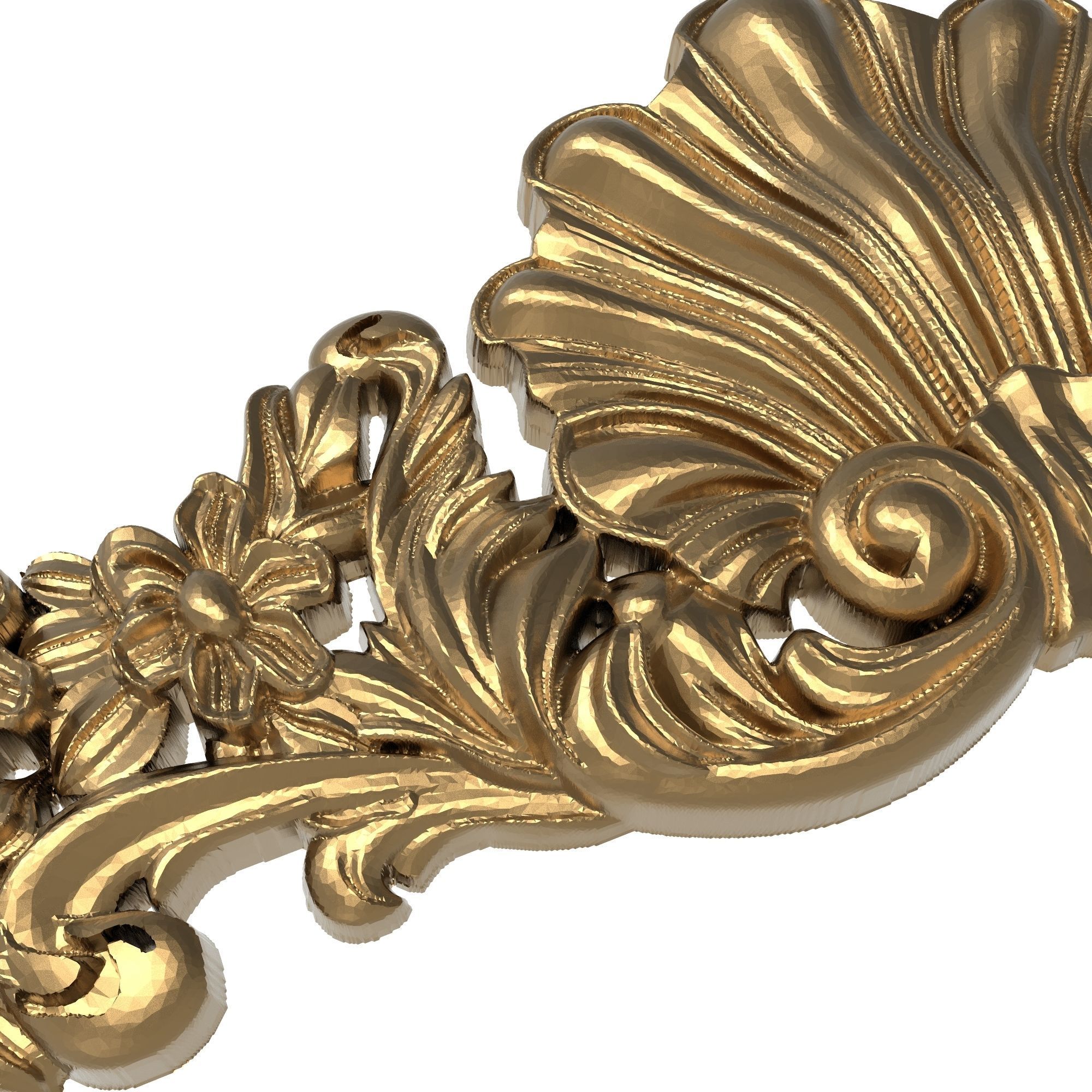 decorative pattern ready for 3D printing 3D model_5