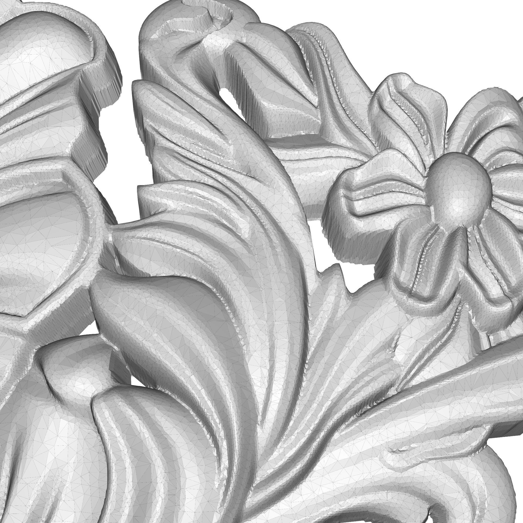 decorative pattern ready for 3D printing 3D model_7