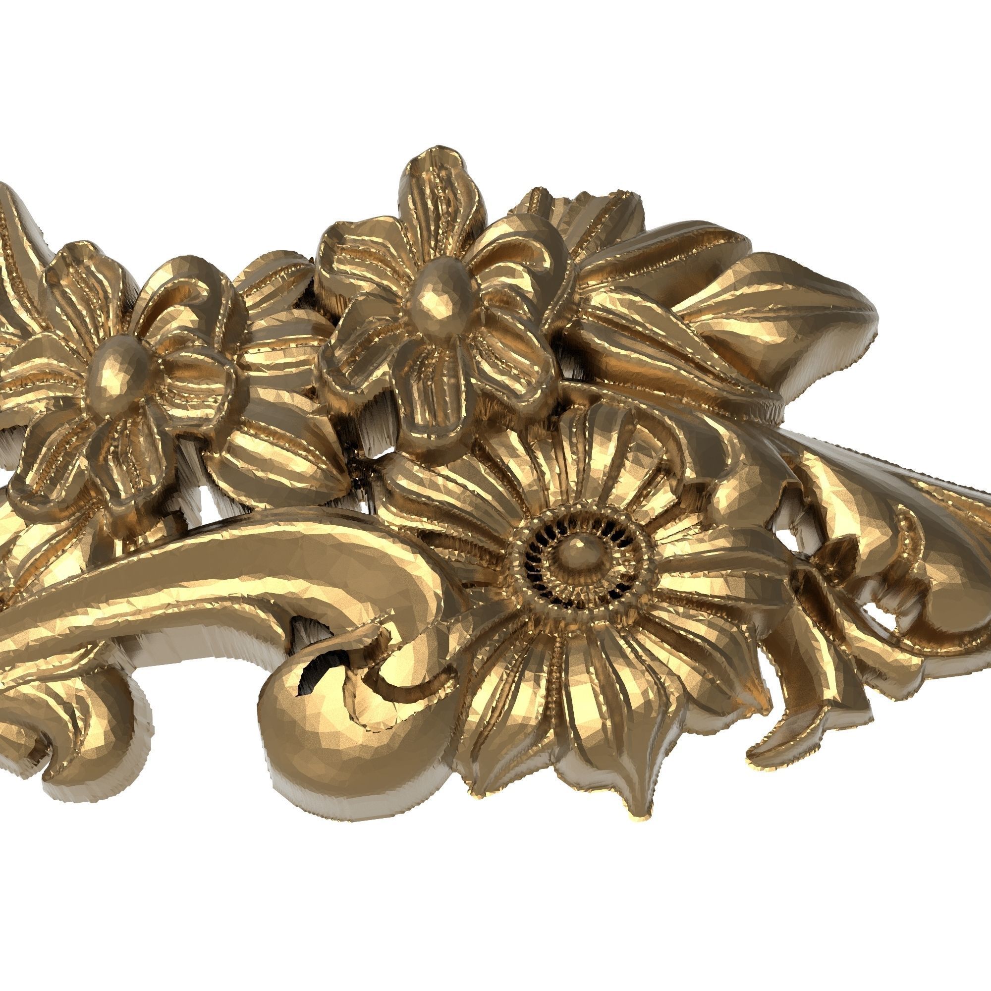 decorative pattern ready for 3D printing 3D model_6