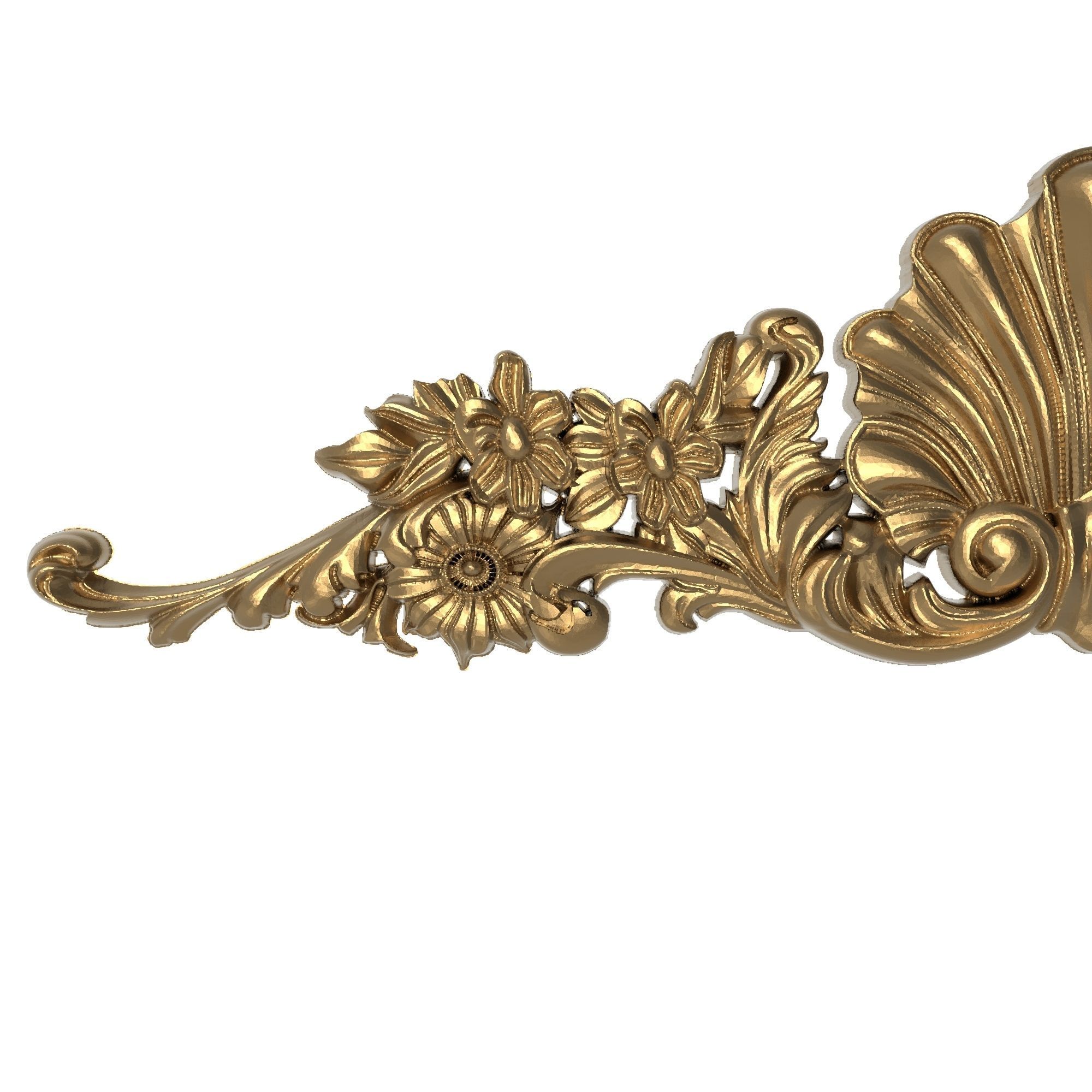 decorative pattern ready for 3D printing 3D model_1