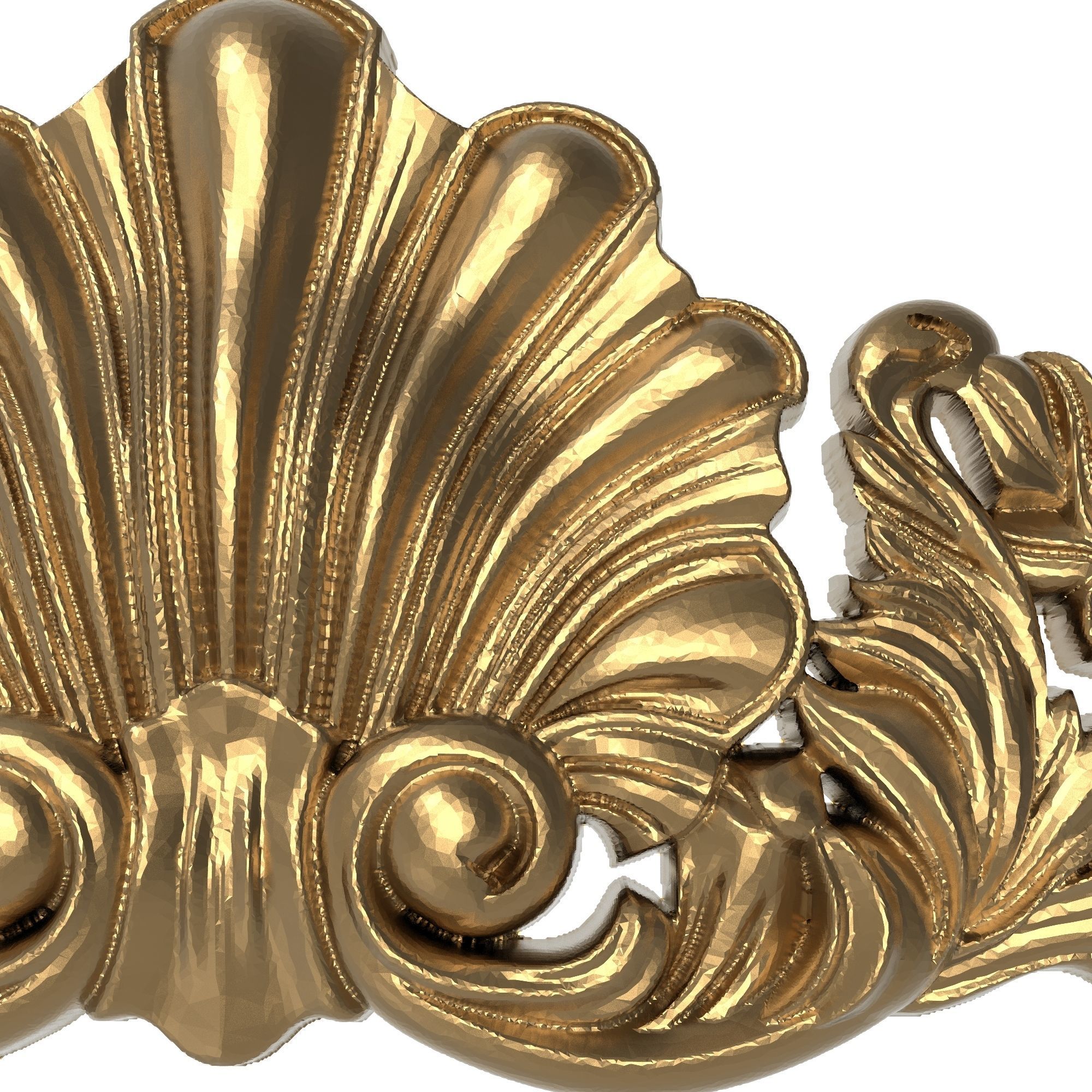 decorative pattern ready for 3D printing 3D model_4