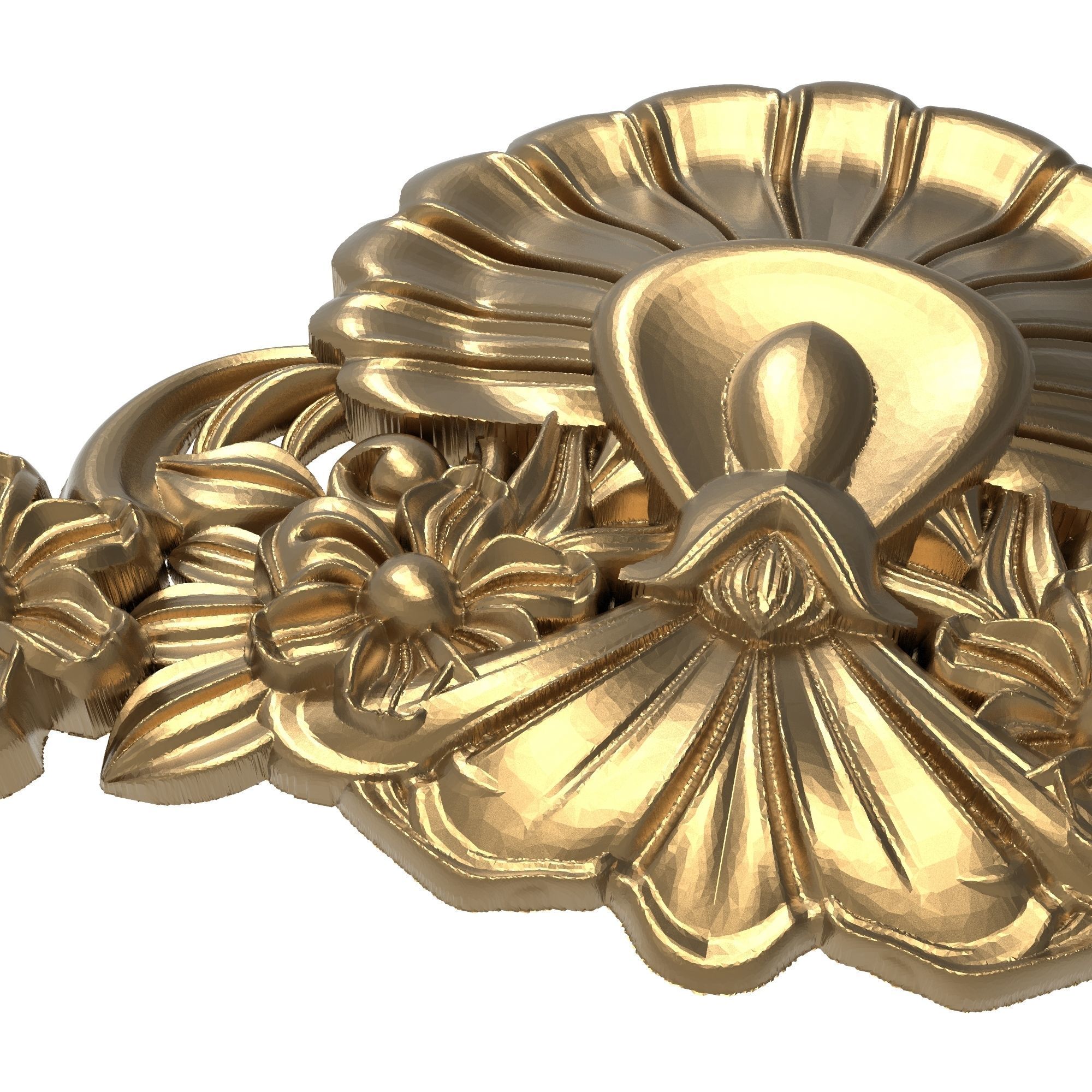 decorative pattern ready for 3D printing 3D model_2