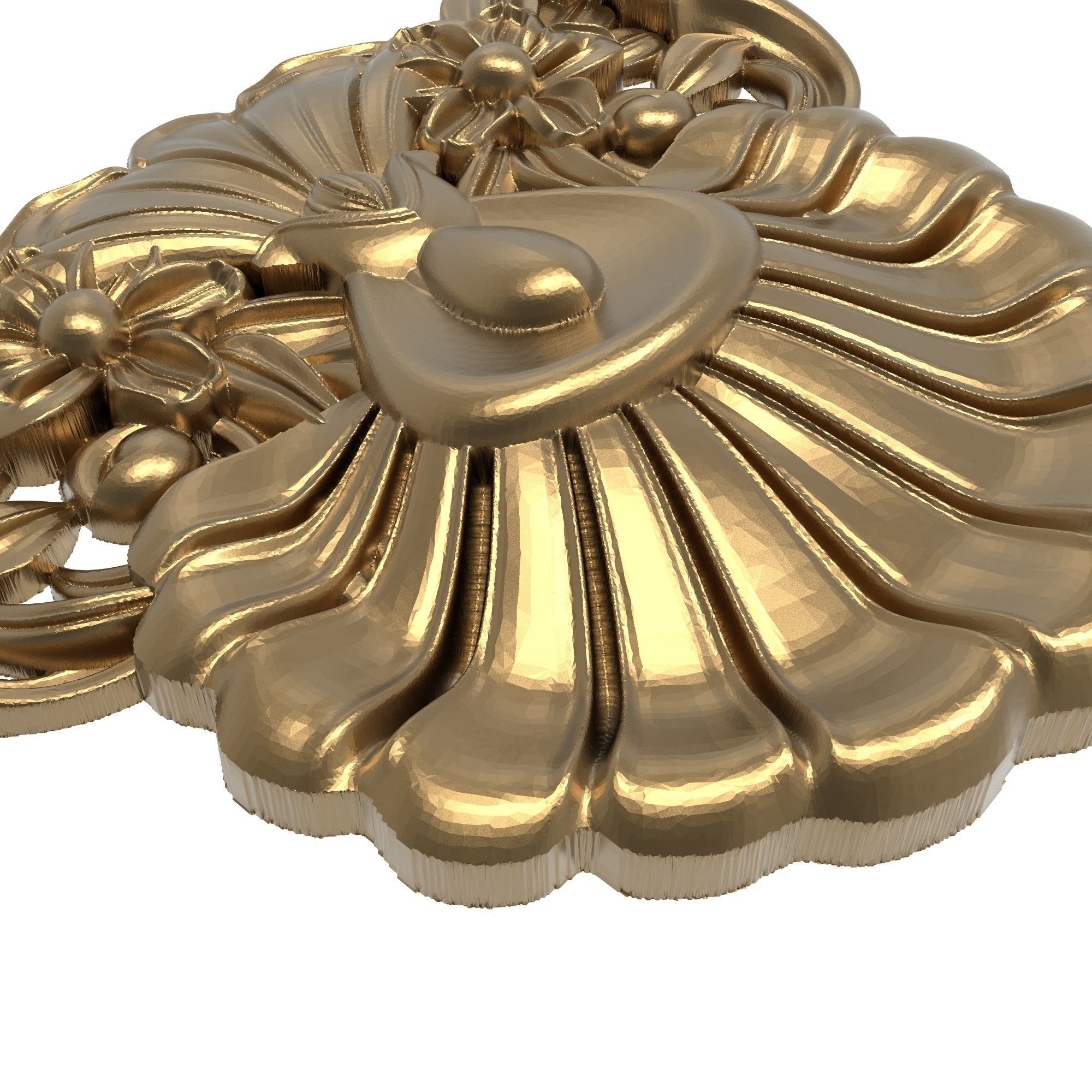 decorative pattern ready for 3D printing 3D model_4