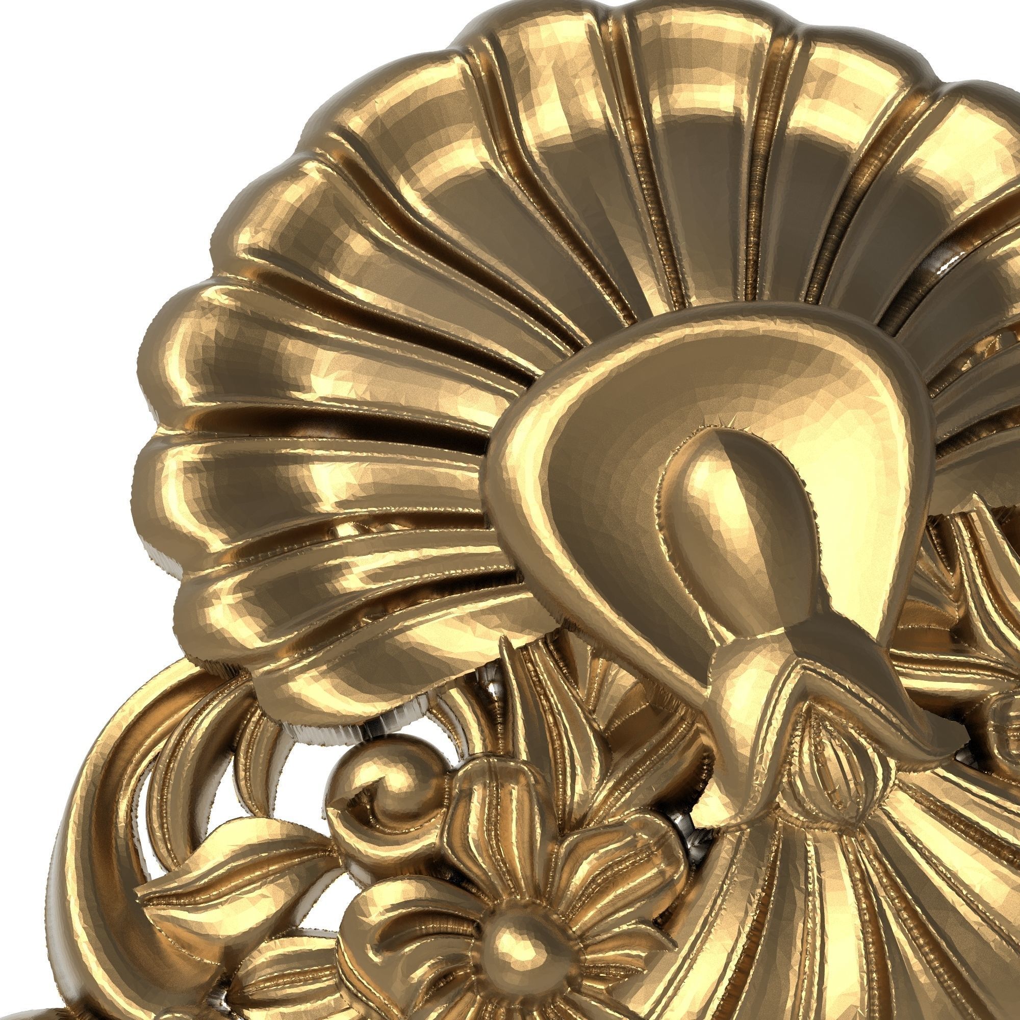 decorative pattern ready for 3D printing 3D model_5