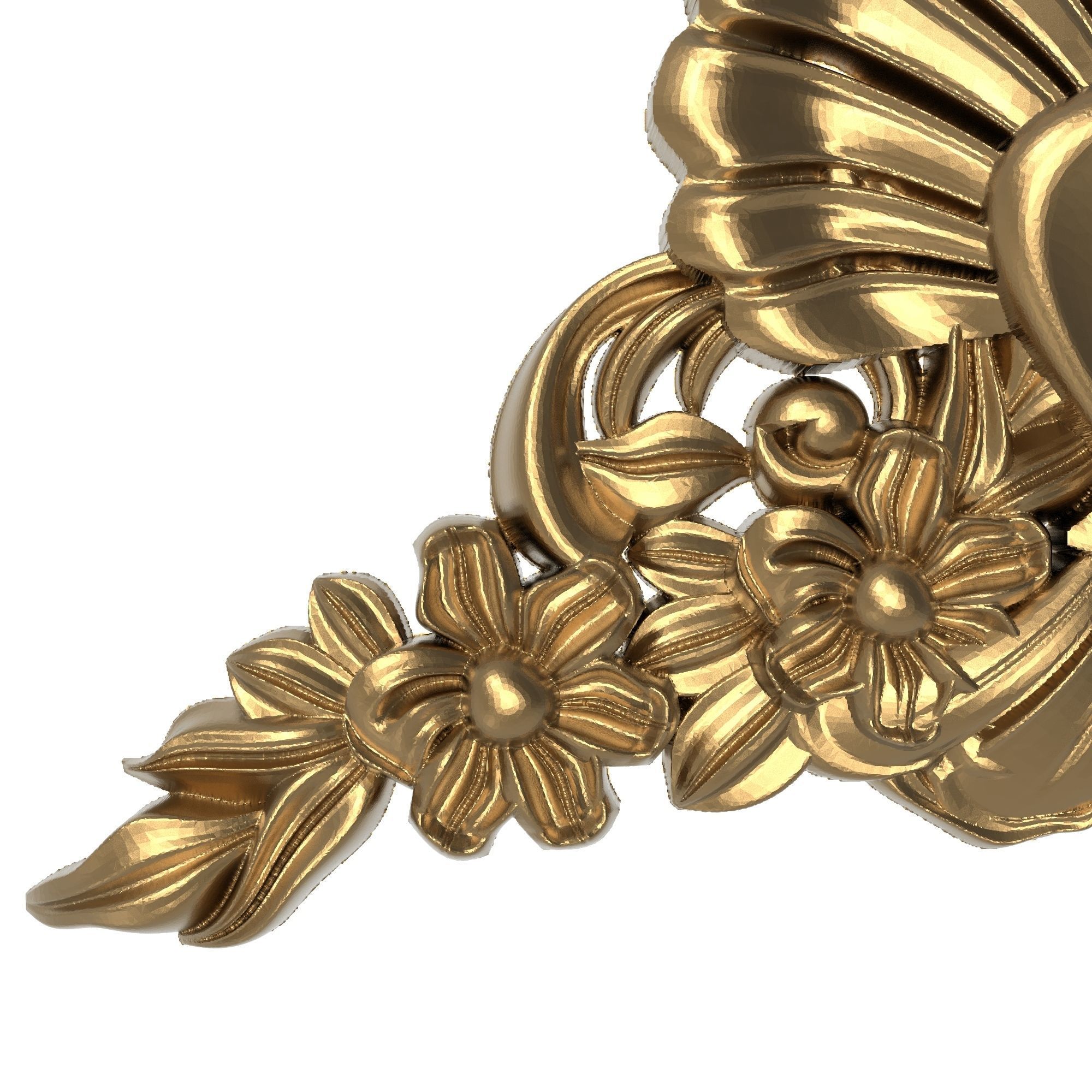 decorative pattern ready for 3D printing 3D model_1