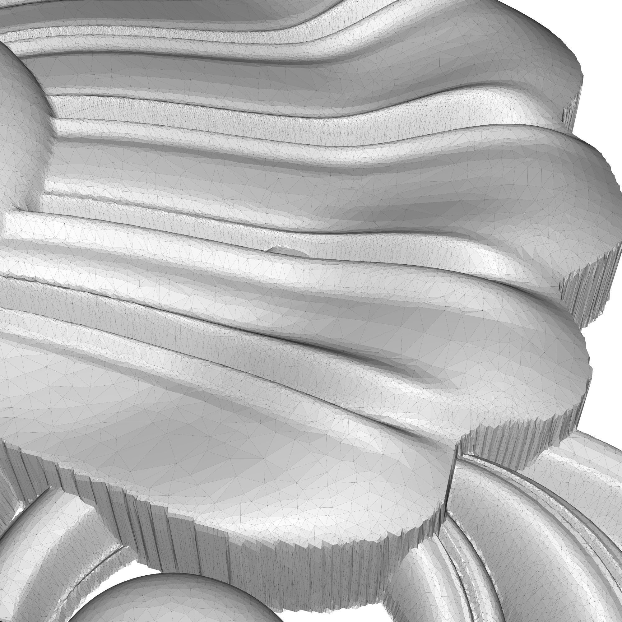 decorative pattern ready for 3D printing 3D model_9