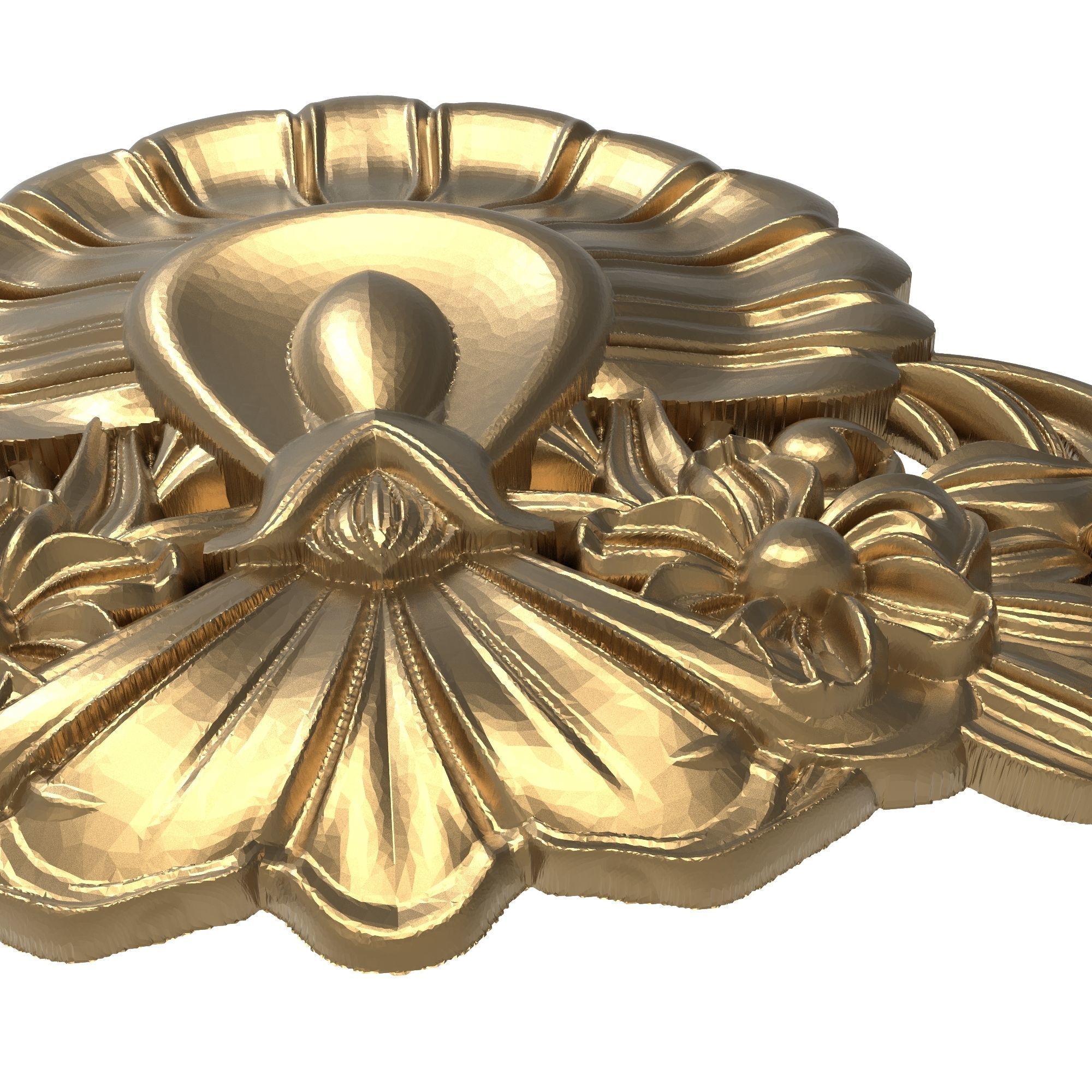 decorative pattern ready for 3D printing 3D model_6