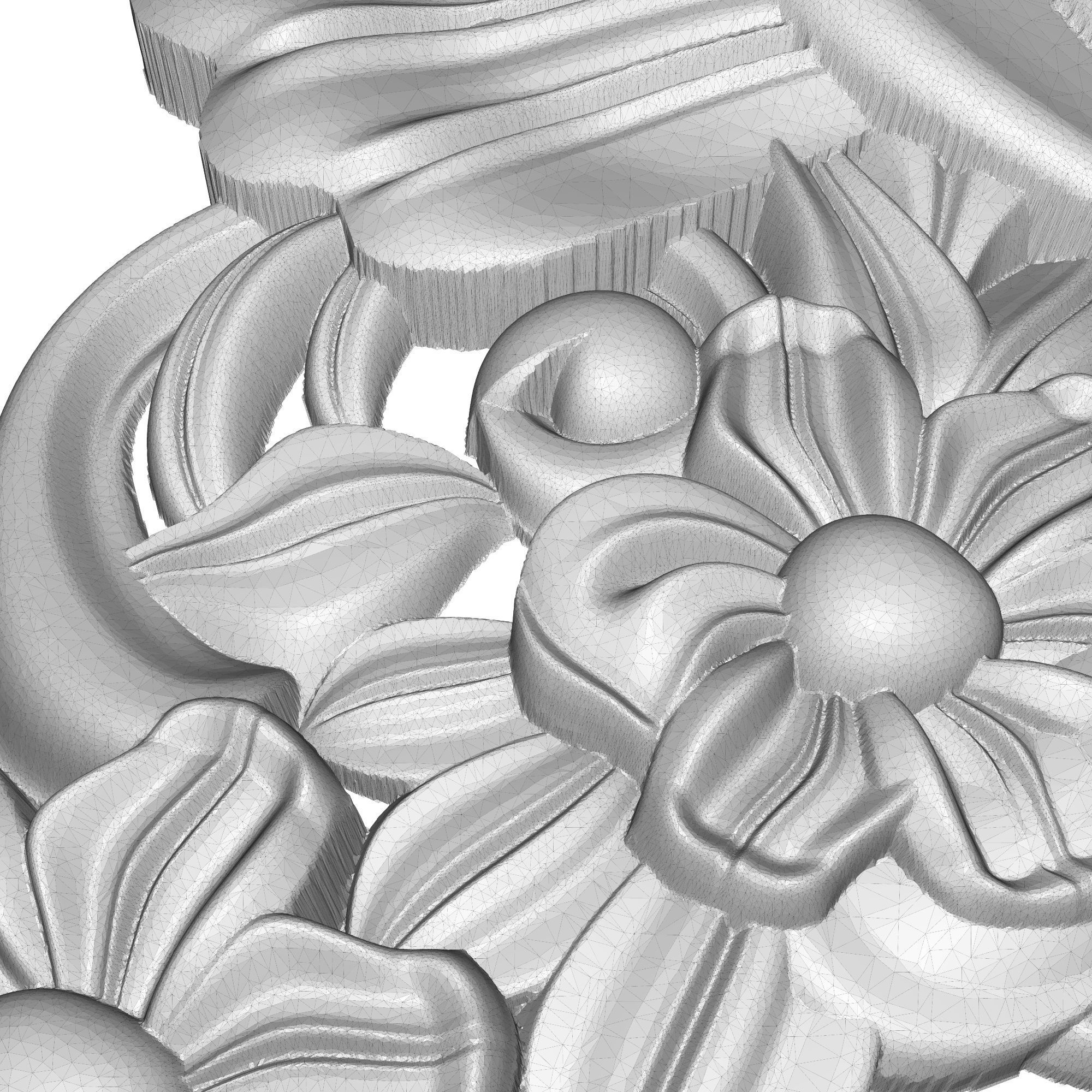 decorative pattern ready for 3D printing 3D model_8