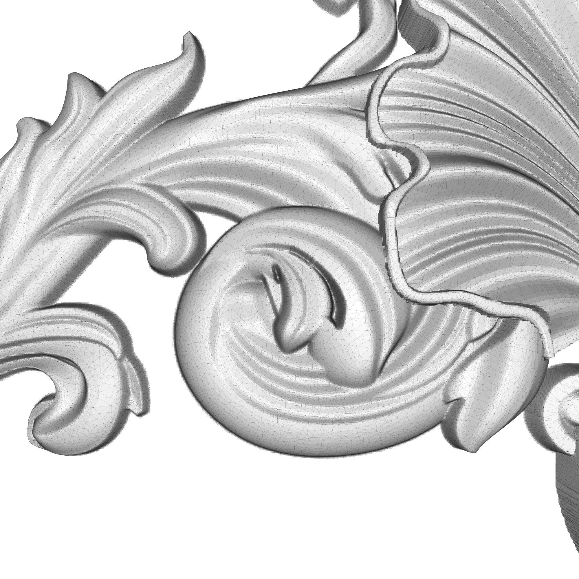 decorative pattern ready for 3D printing 3D model_7