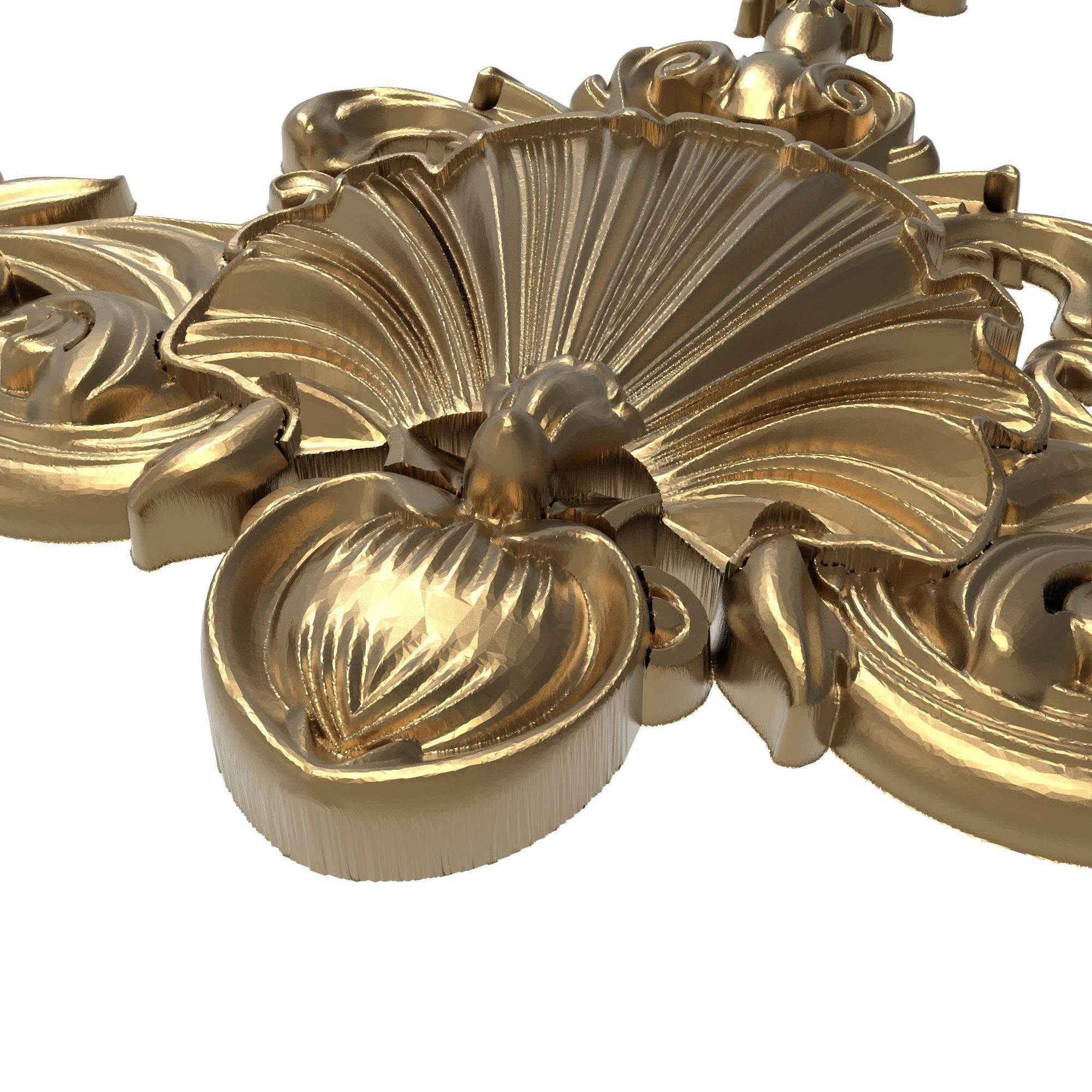 decorative pattern ready for 3D printing 3D model_3