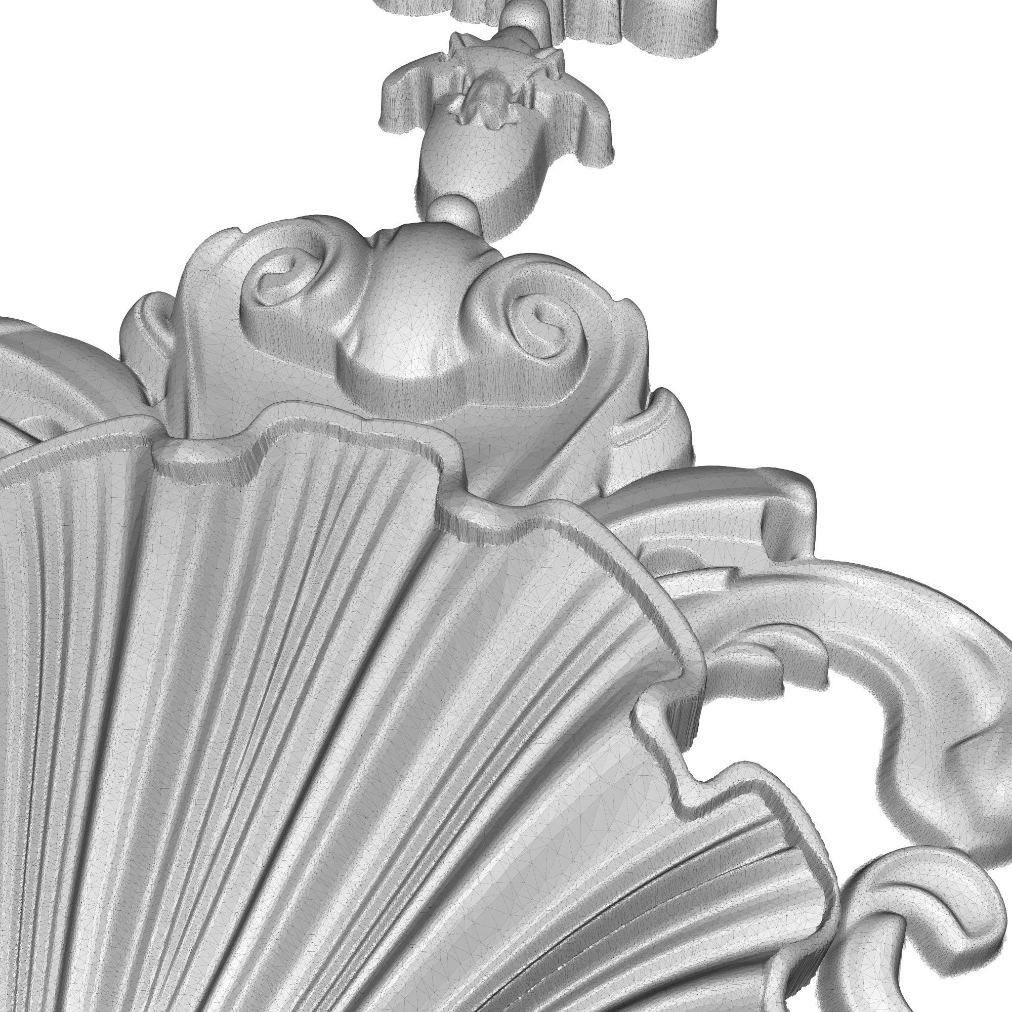 decorative pattern ready for 3D printing 3D model_8