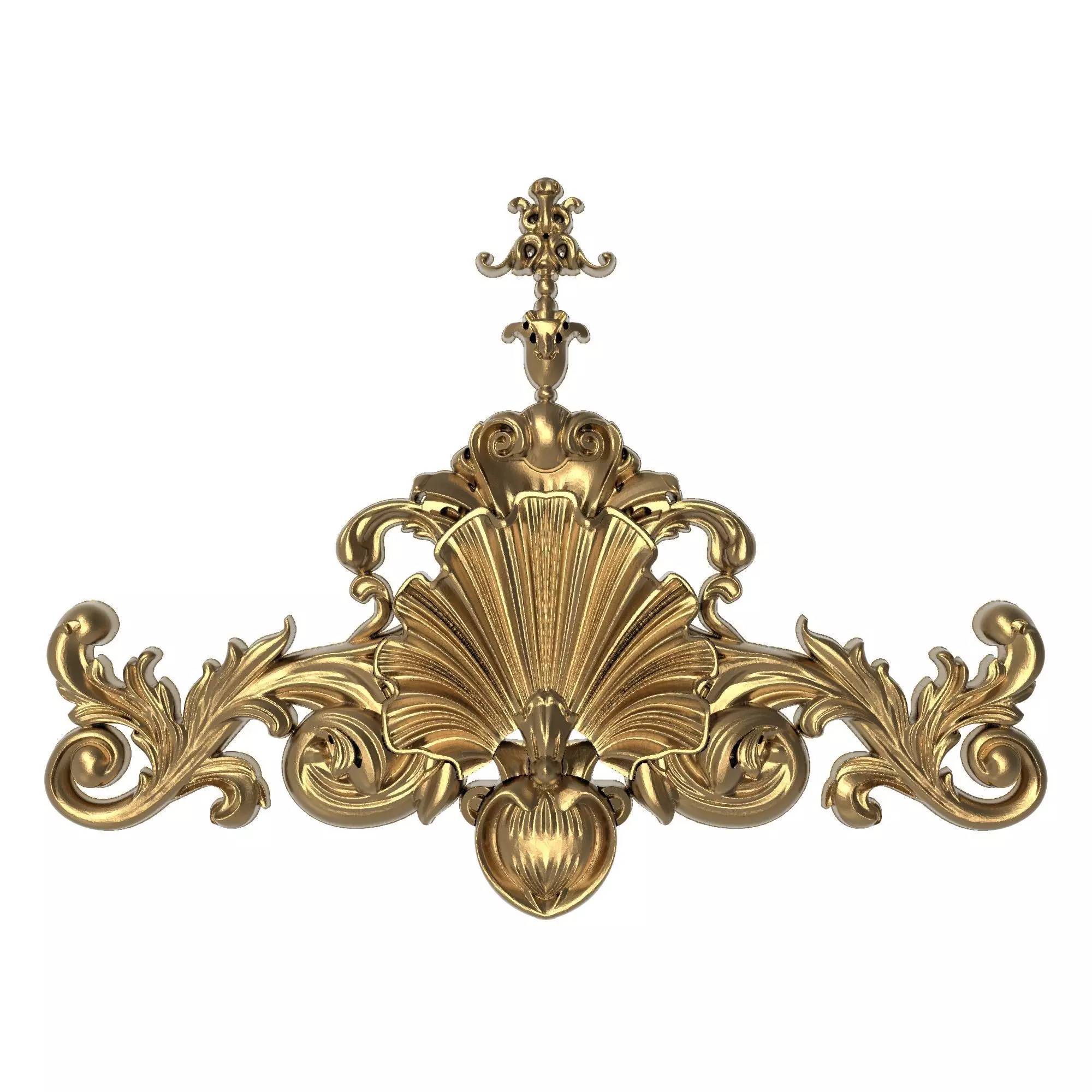 decorative pattern ready for 3D printing 3D model_0