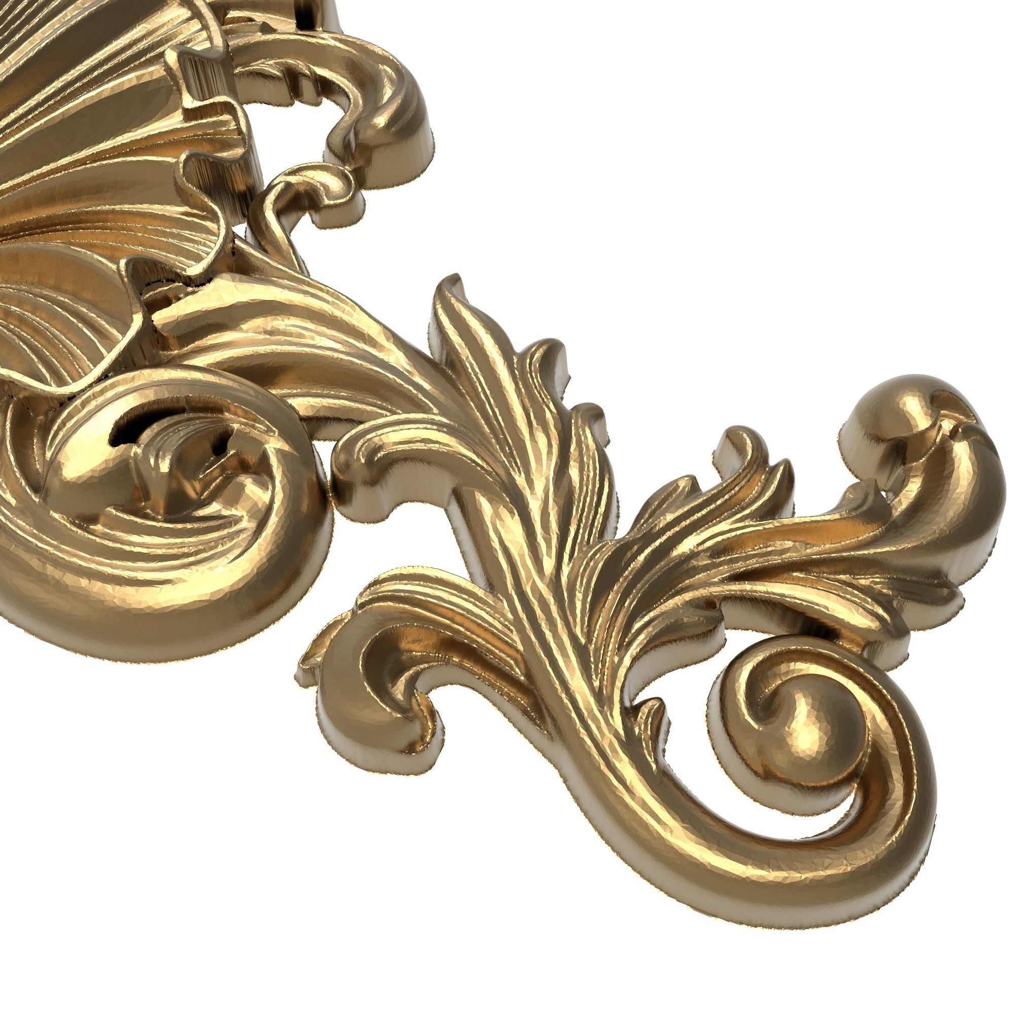 decorative pattern ready for 3D printing 3D model_4