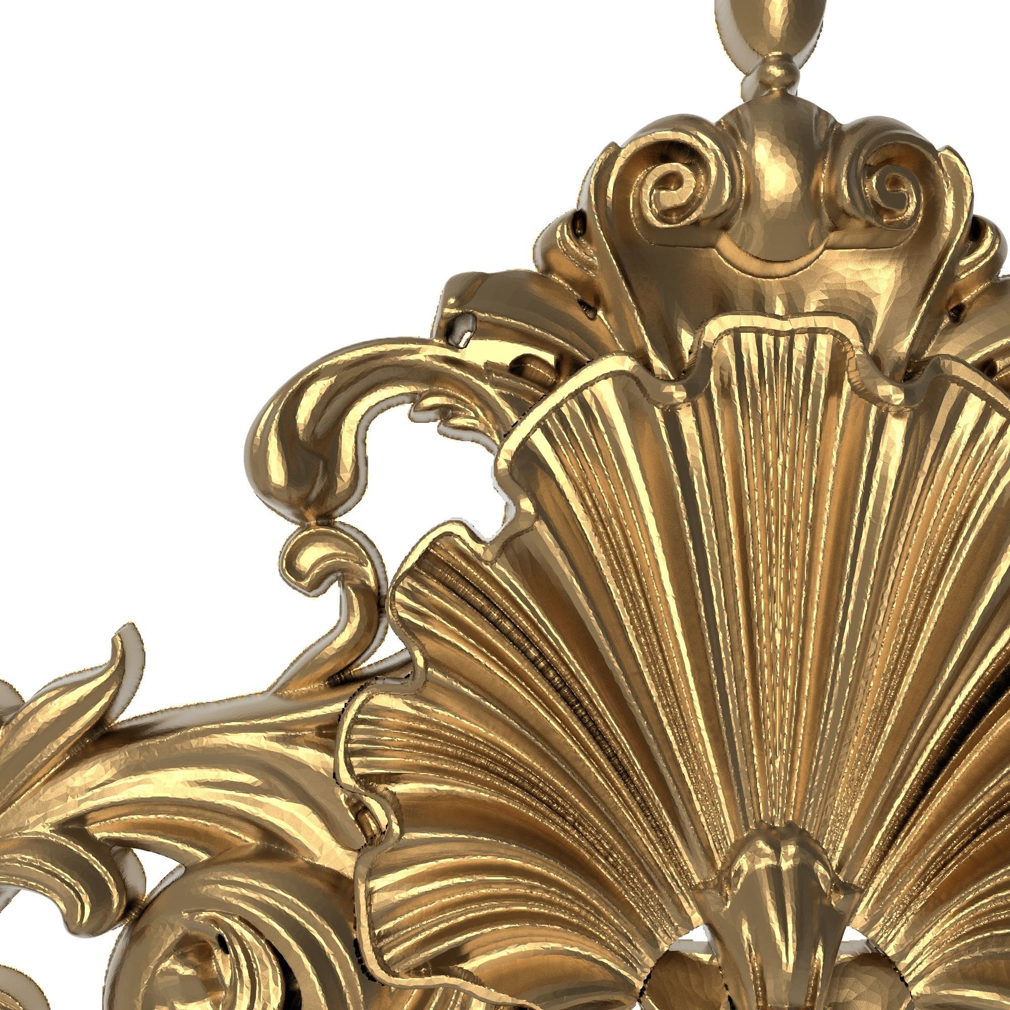 decorative pattern ready for 3D printing 3D model_6