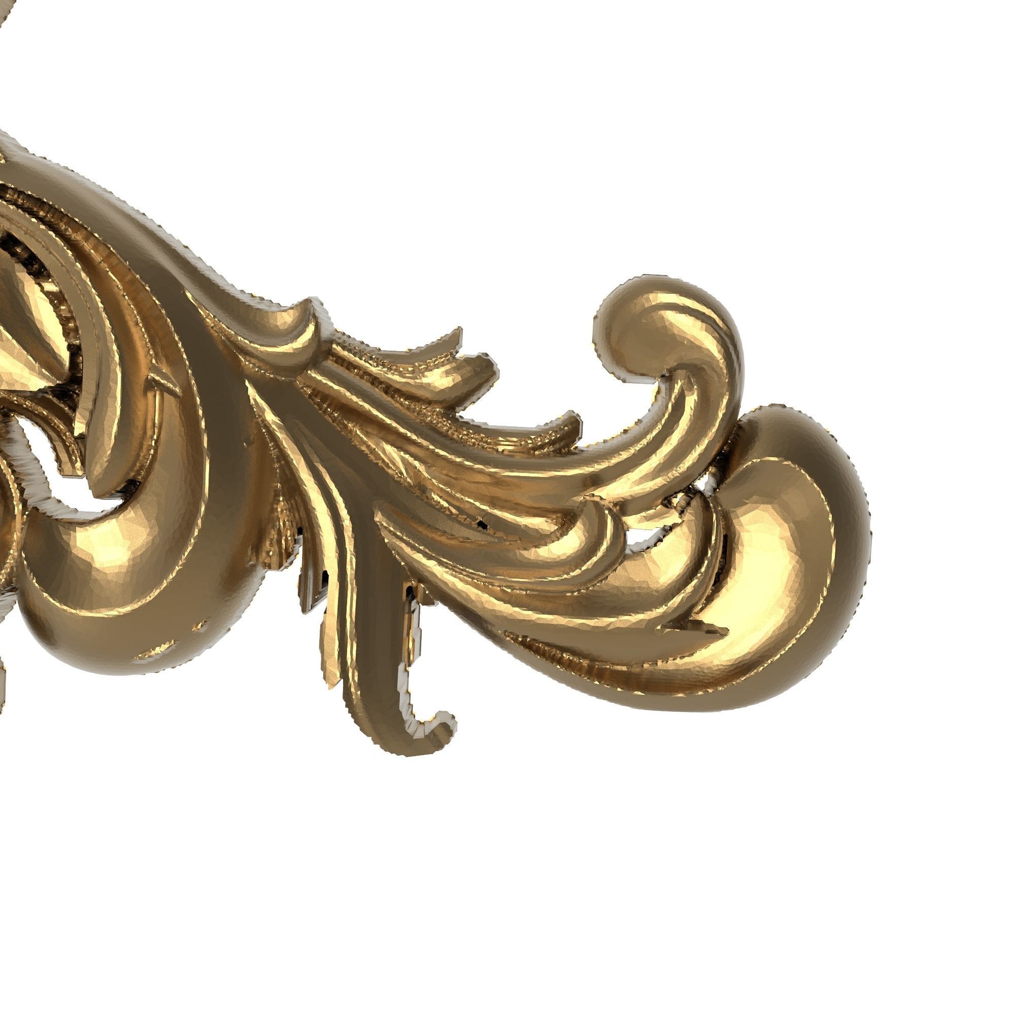 decorative pattern ready for 3D printing 3D model_5