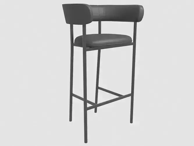 FONT BAR STOOL BY STUDIO DAVID THULSTRUP MOBEL COPENHAGEN