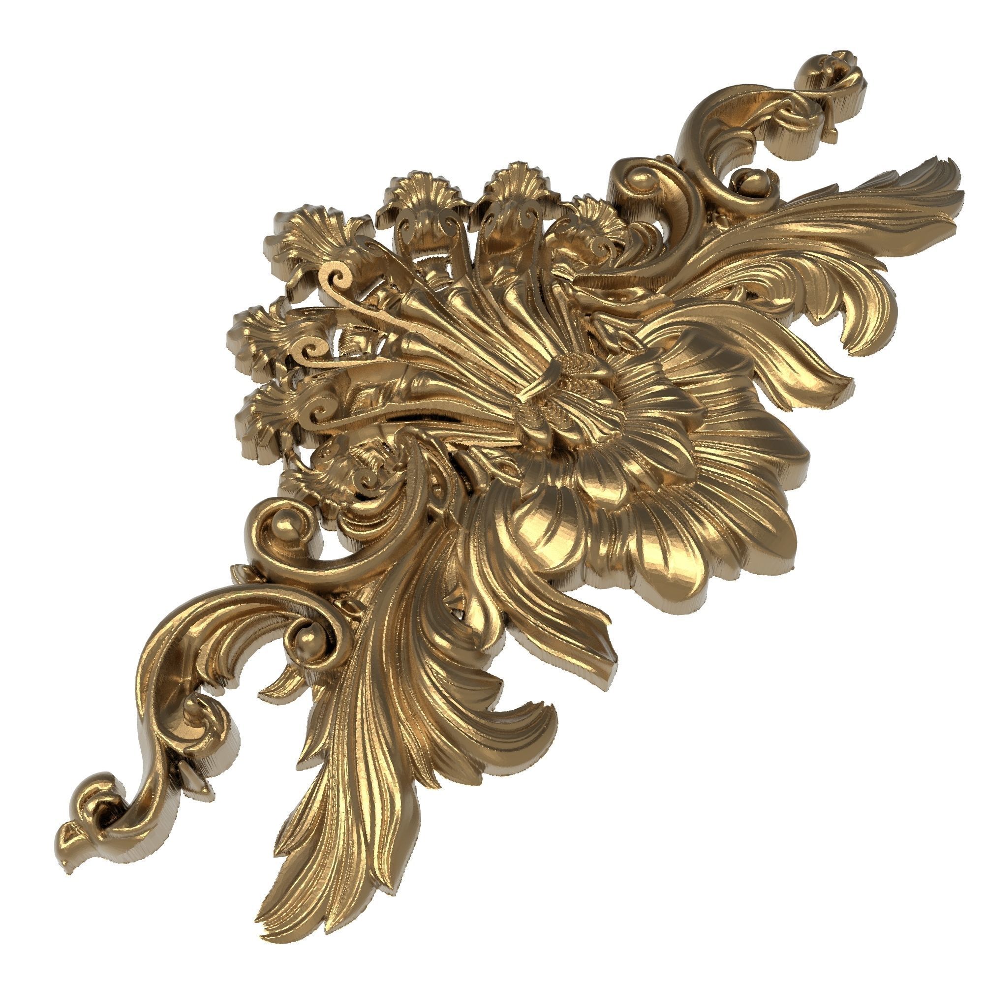 decorative pattern ready for 3D printing 3D model_6