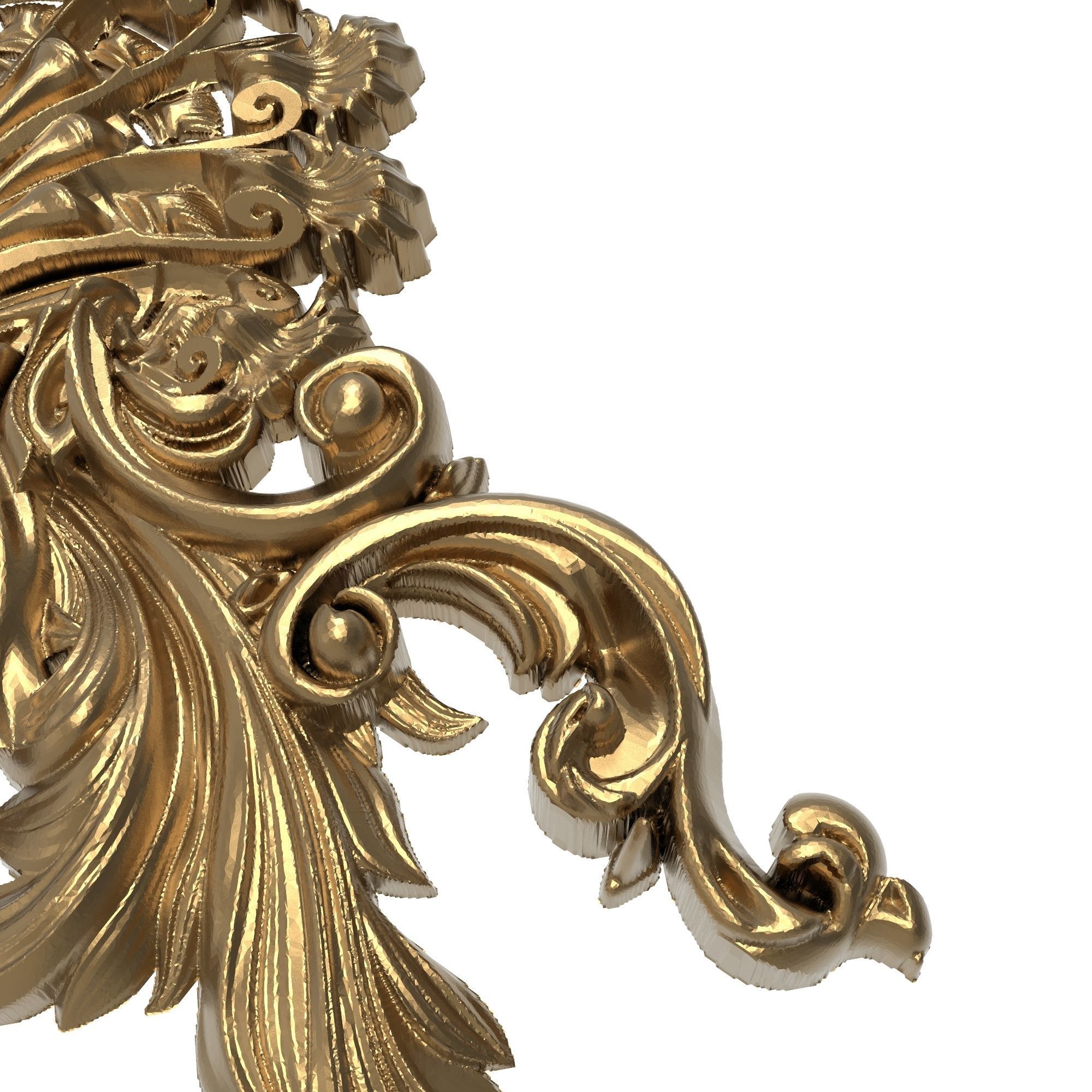 decorative pattern ready for 3D printing 3D model_4