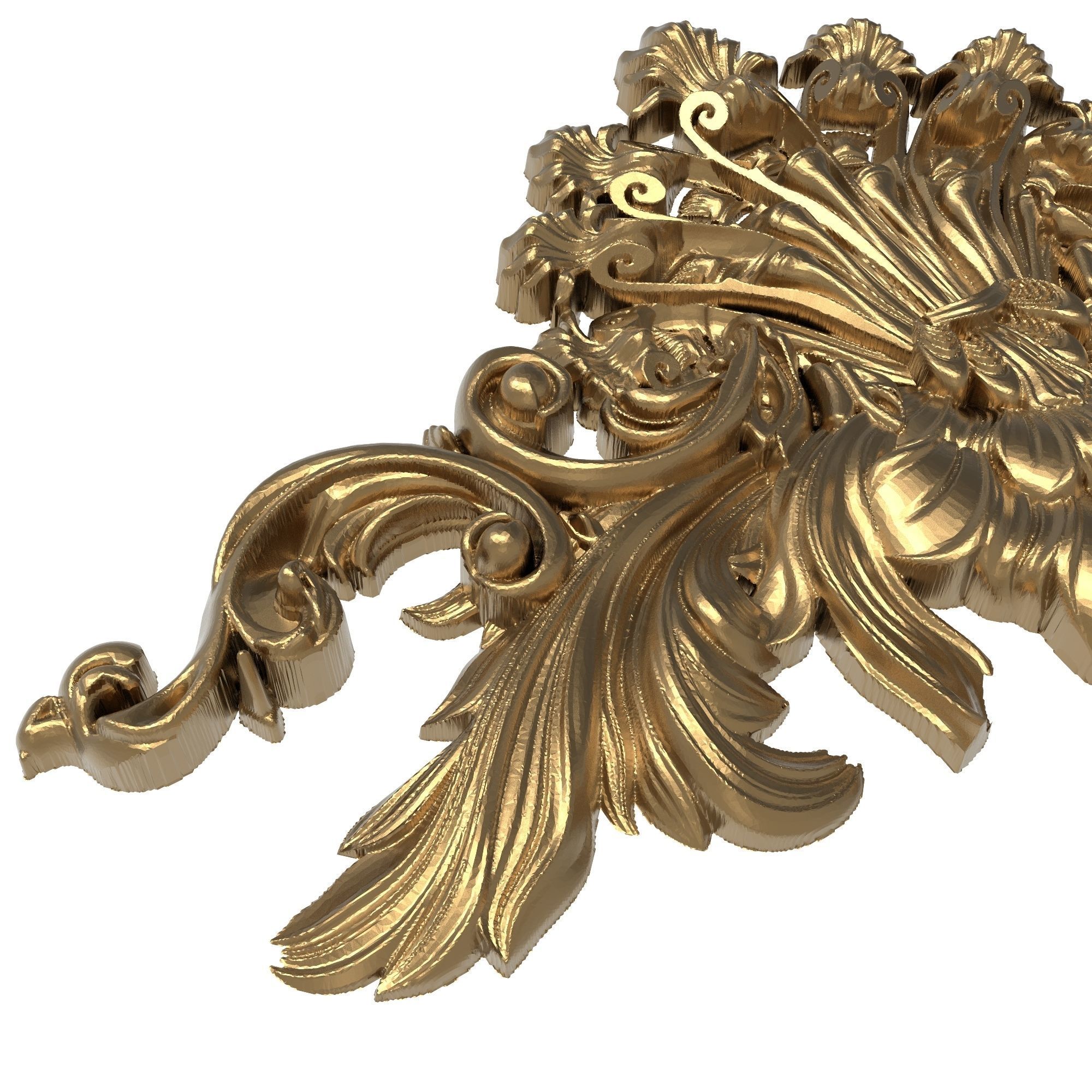 decorative pattern ready for 3D printing 3D model_2